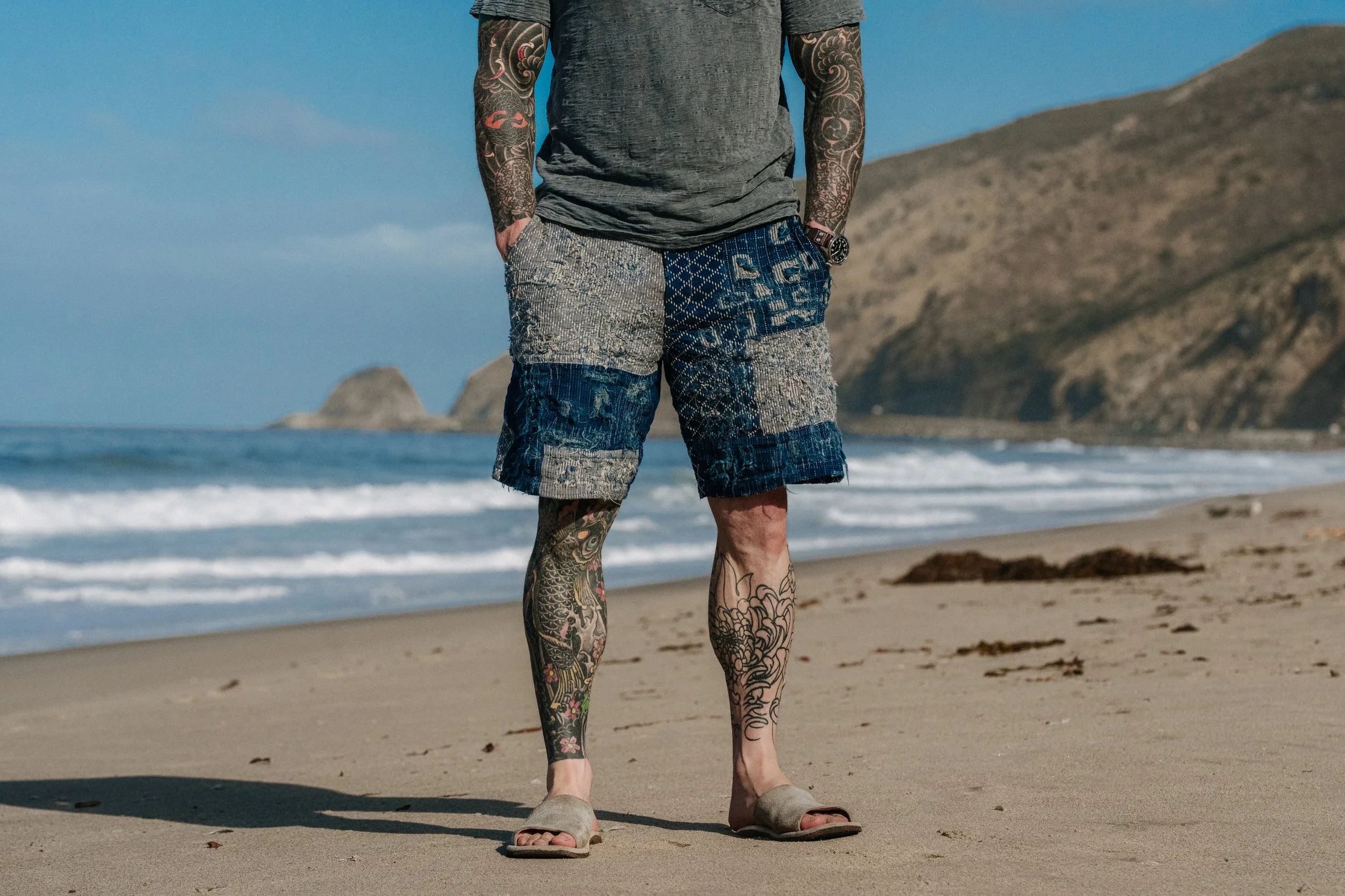 Black Bear Brand BORO Kung Fu Lounge Shorts