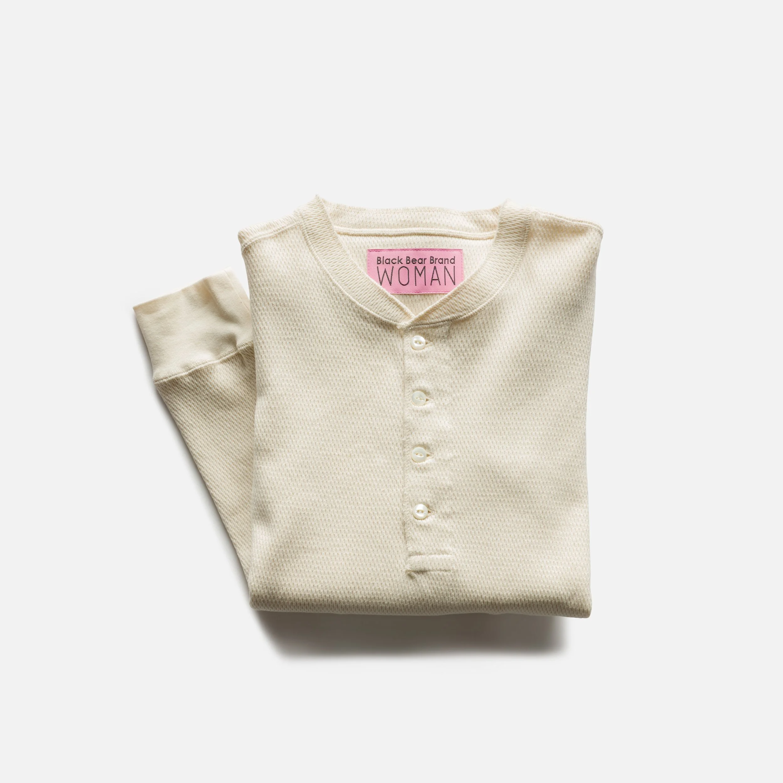 Black Bear Brand WOMAN - Japanese Cotton Thermal Henleys