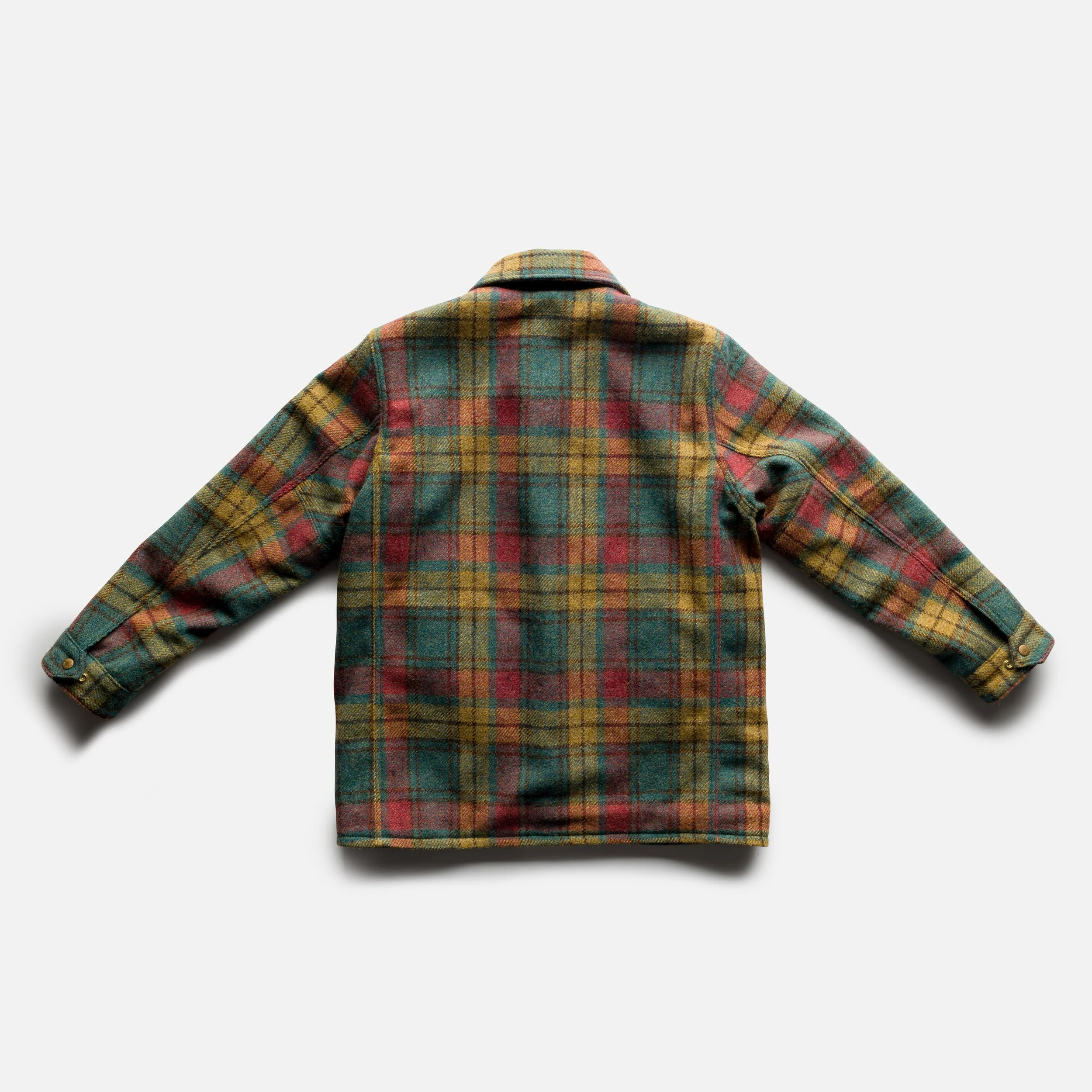 Black Bear Brand MOSS FIRE Harris Tweed Tartan ZIP Coat