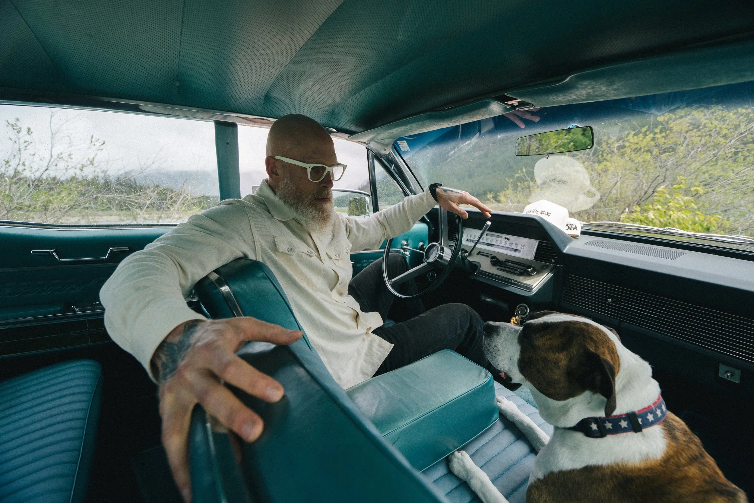 Black Bear Brand - Vintage NATURAL... Western P-Snap Shirt