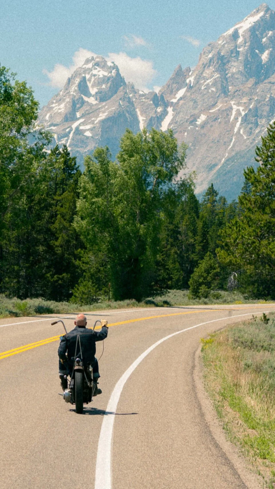 josh sirlin riding into the wyoming moutians, black bear brand denim, the wild west.JPG