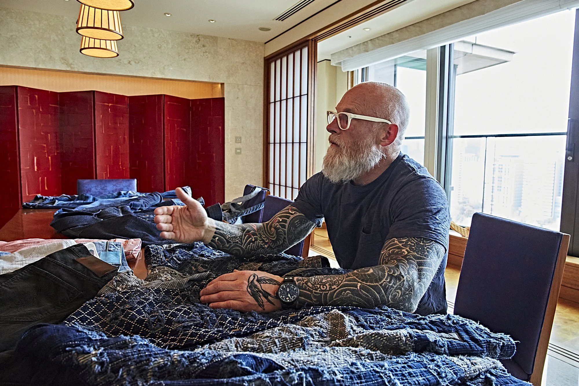 Black Bear Brand BORO Kung Fu Lounge Pants