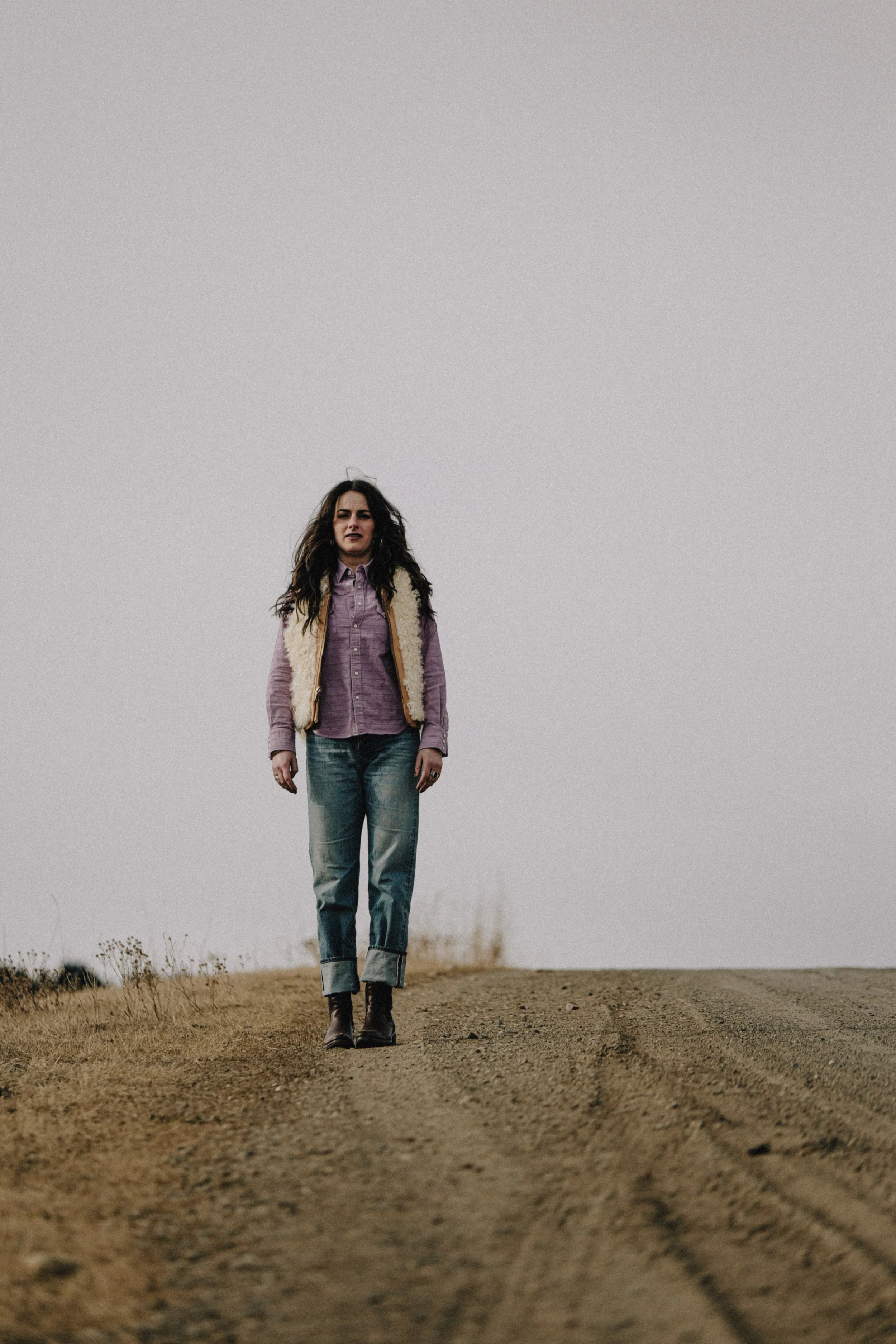 Black Bear Brand WOMAN - LAVENDER Embroidery... Western P-Snap Shirt