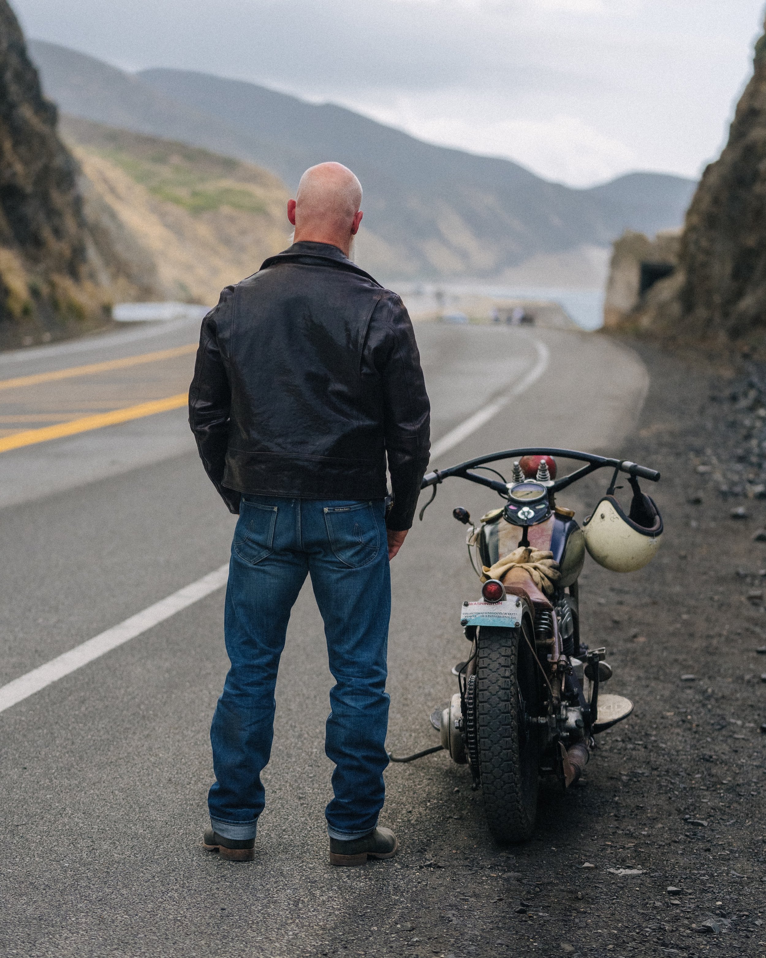 Black Bear Brand - Leathertogs 1933... the  pre-war Moto Jacket in Horween Horsehide