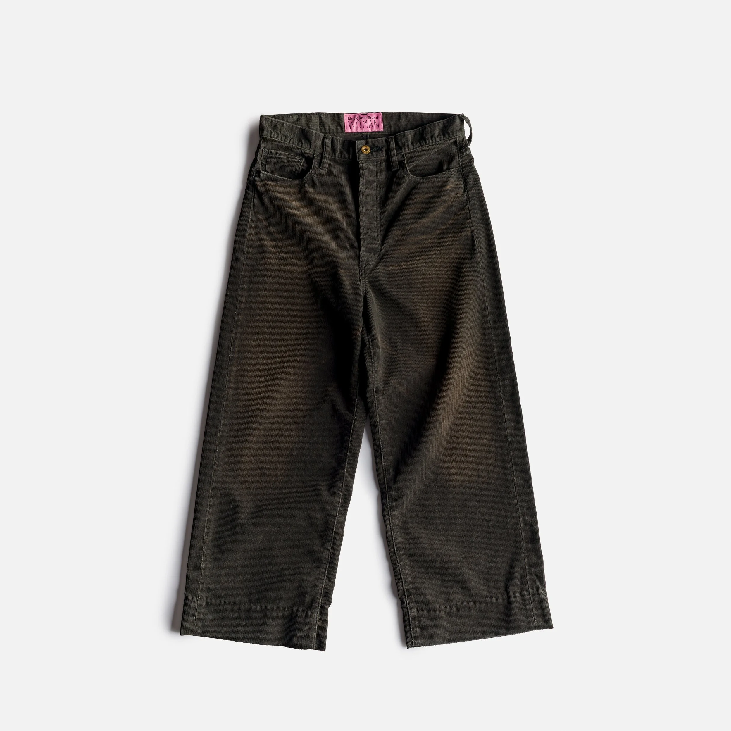 Black Bear Brand WOMAN - Washed BLACK "boy friend" Cords!