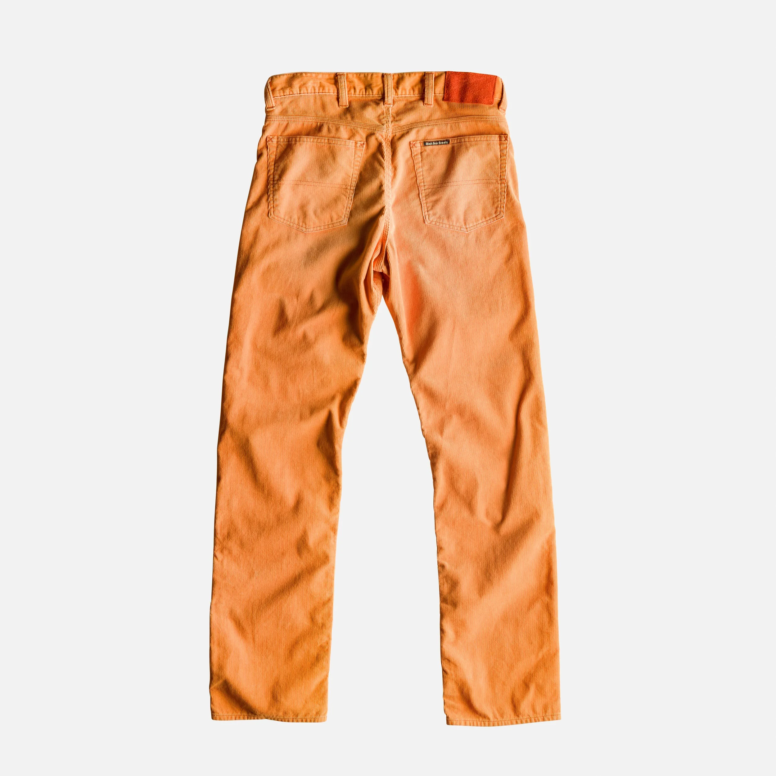 Black Bear Brand double front BURNISHED ORANGE Cords