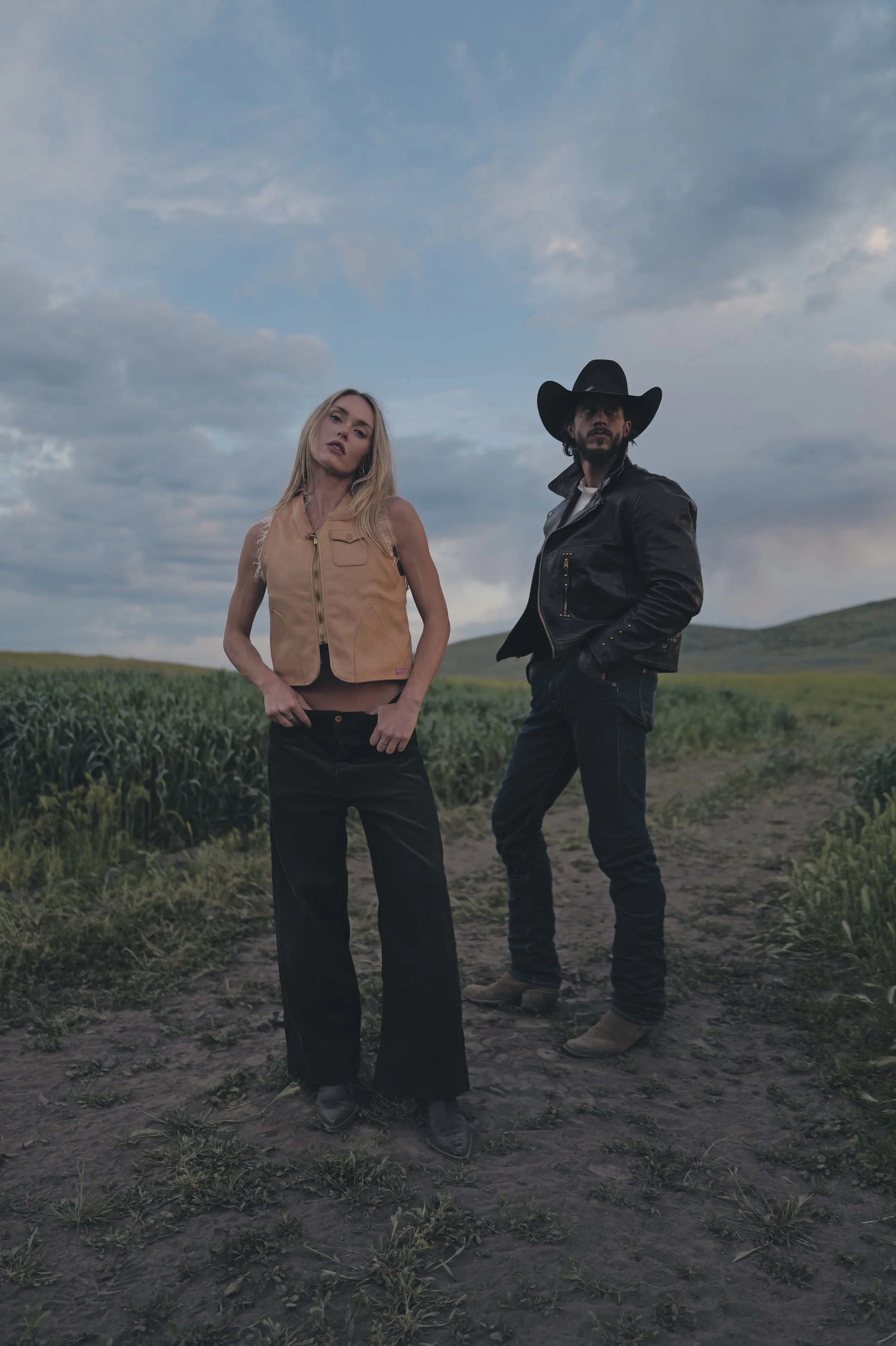 Black Bear Brand WOMAN - Long Curl Lambskin & Horween Horsehide... reversible Vest