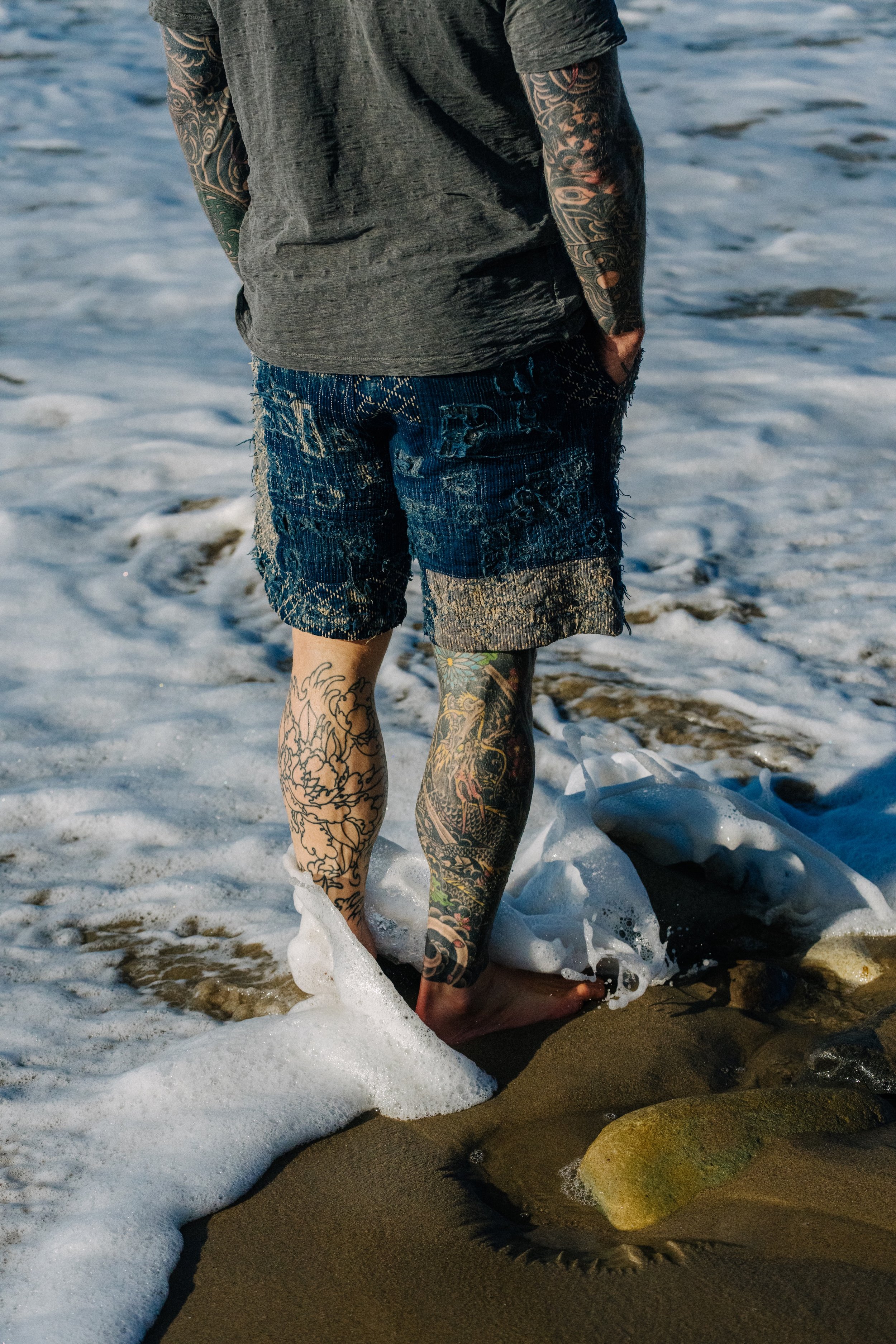 Black Bear Brand SLUB (CHARCOAL Garment Dyed) ~ The Ultimate Pocket Tee
