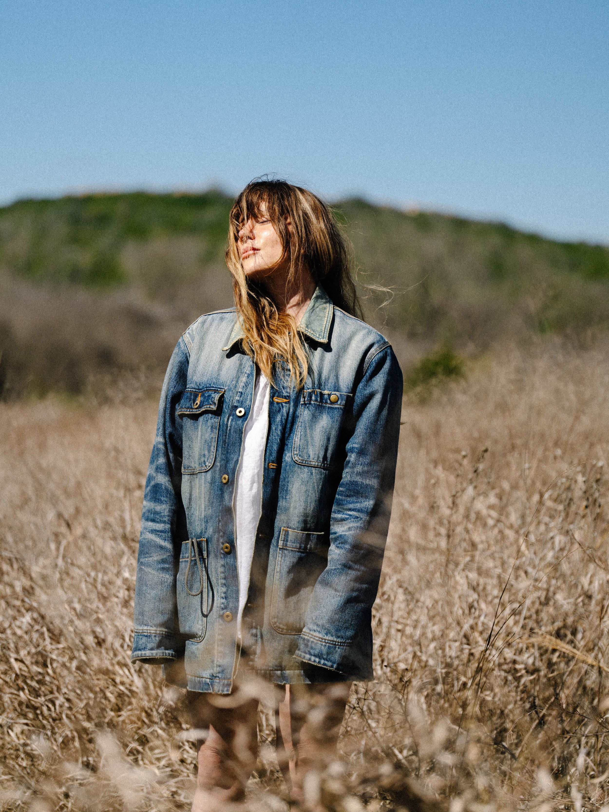 Black Bear Brand WINTER Washed Denim Chore Coat