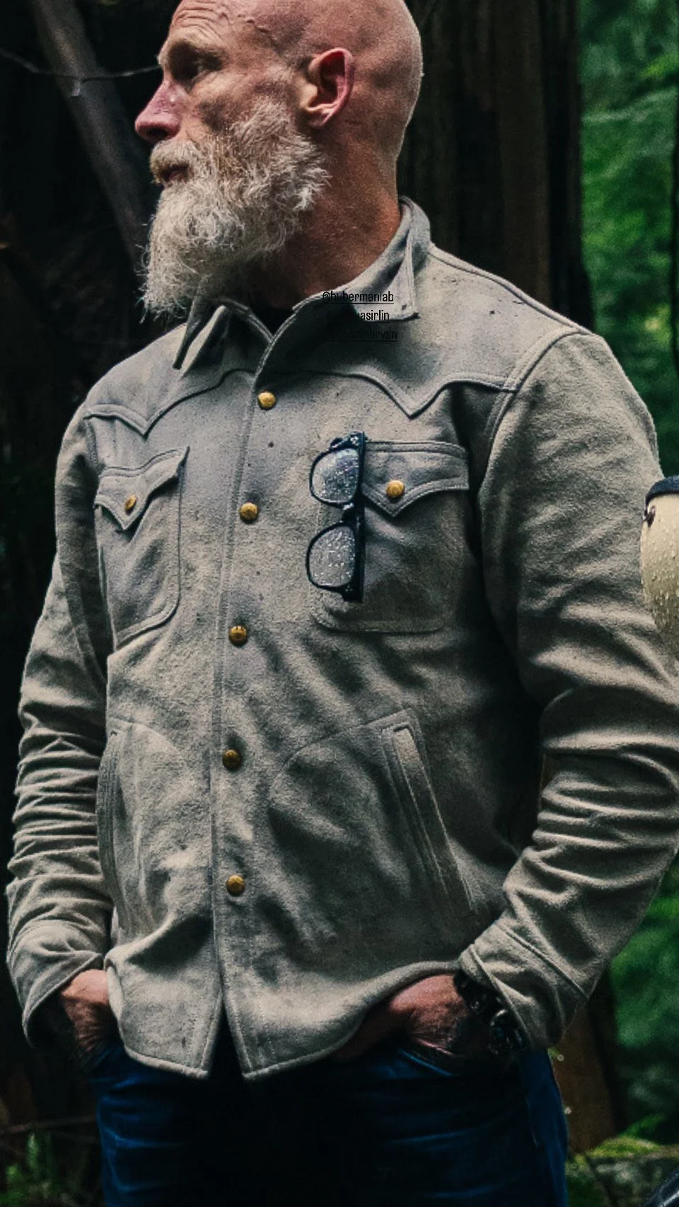 IVORY Rough-Out Zach Bryan edition western jacket — Black Bear