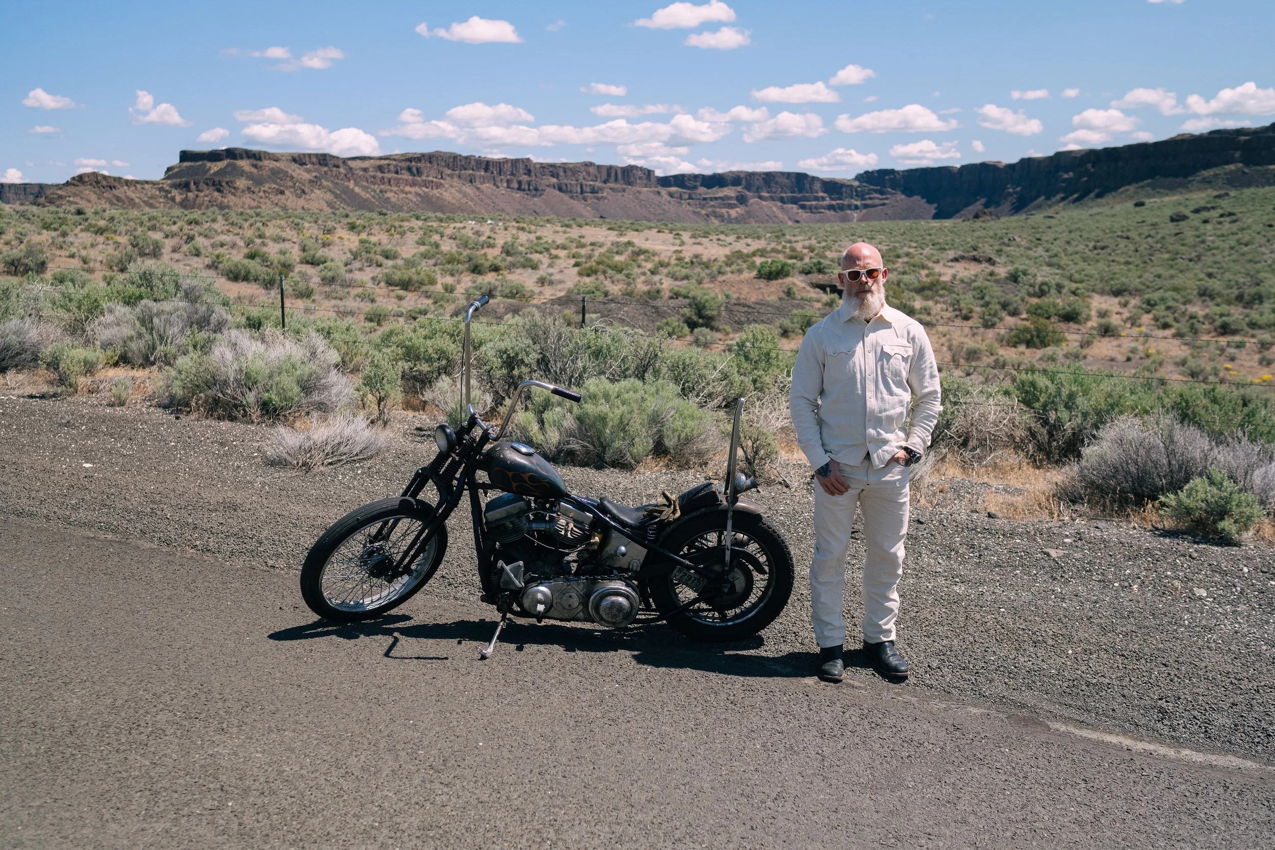 Black Bear Brand - Vintage NATURAL... Western P-Snap Shirt