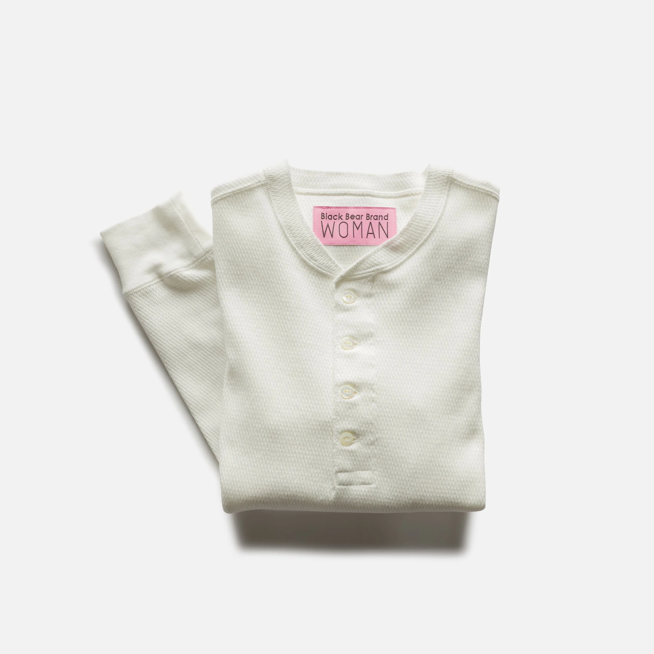 Black Bear Brand WOMAN - Japanese Cotton Thermal Henleys