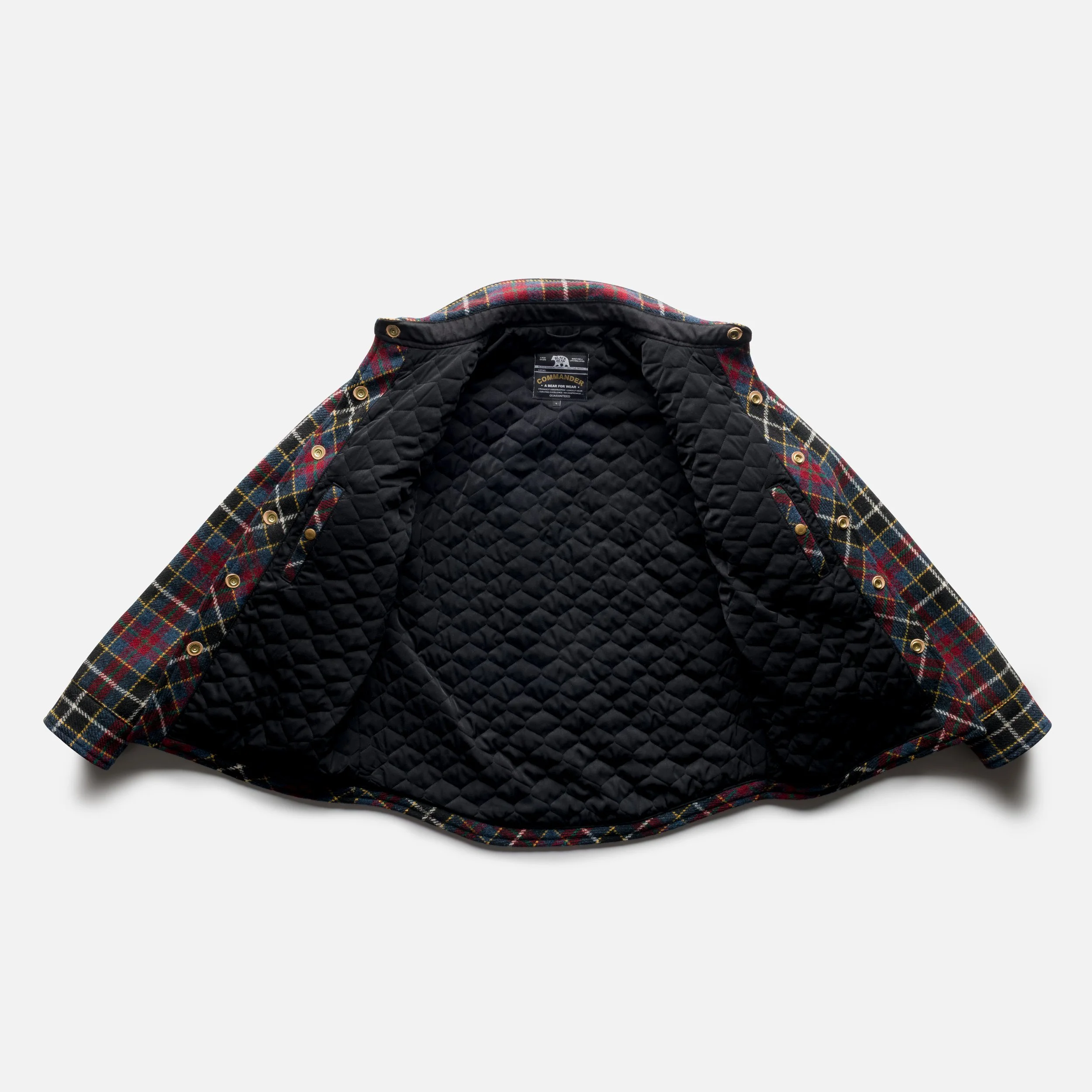 Black Bear Brand Harris Tweed Midnight Glen Tartan WOOL Western Jacket