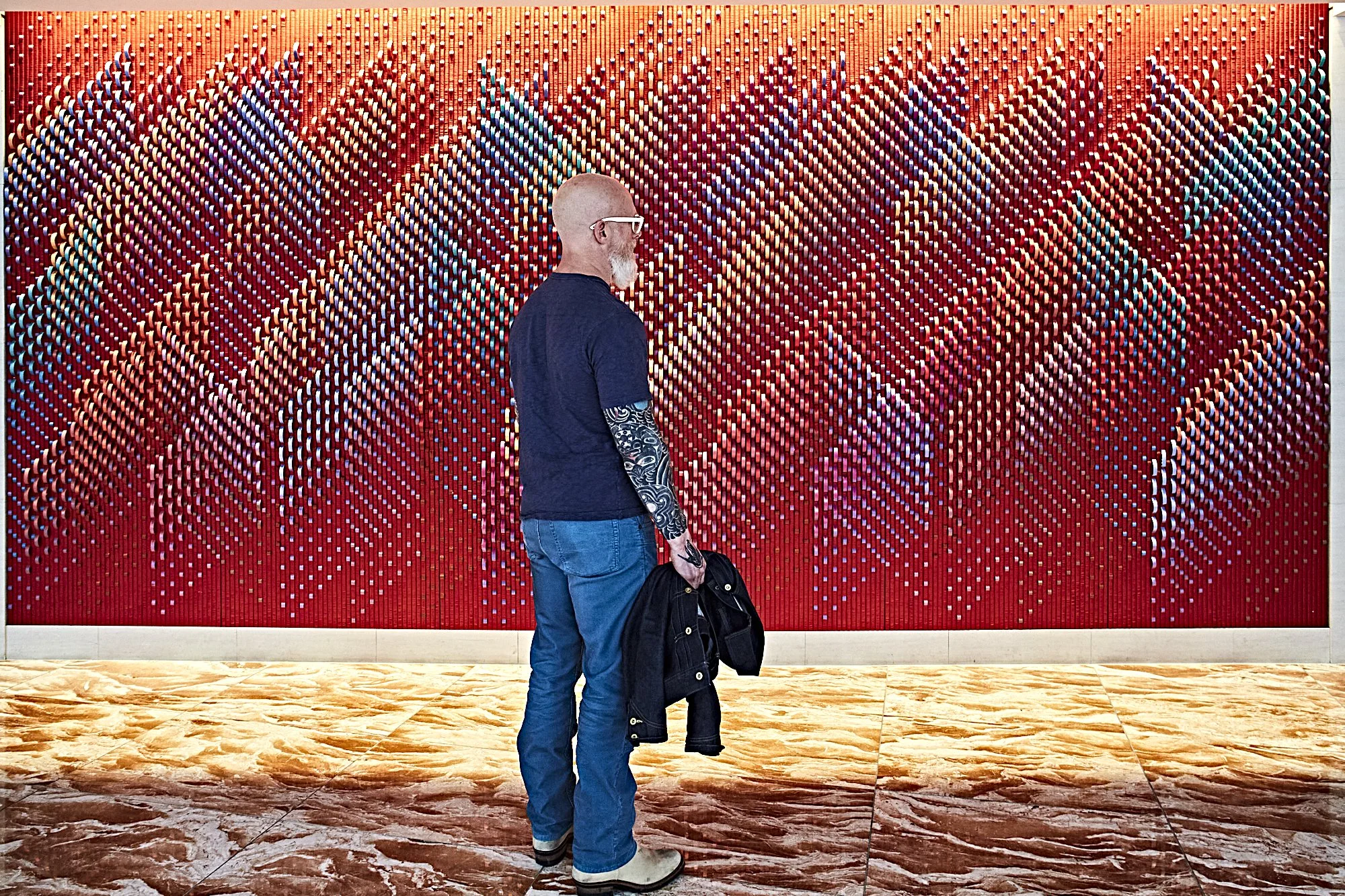 Black Bear Brand OCEAN Blue Distressed Corduroy