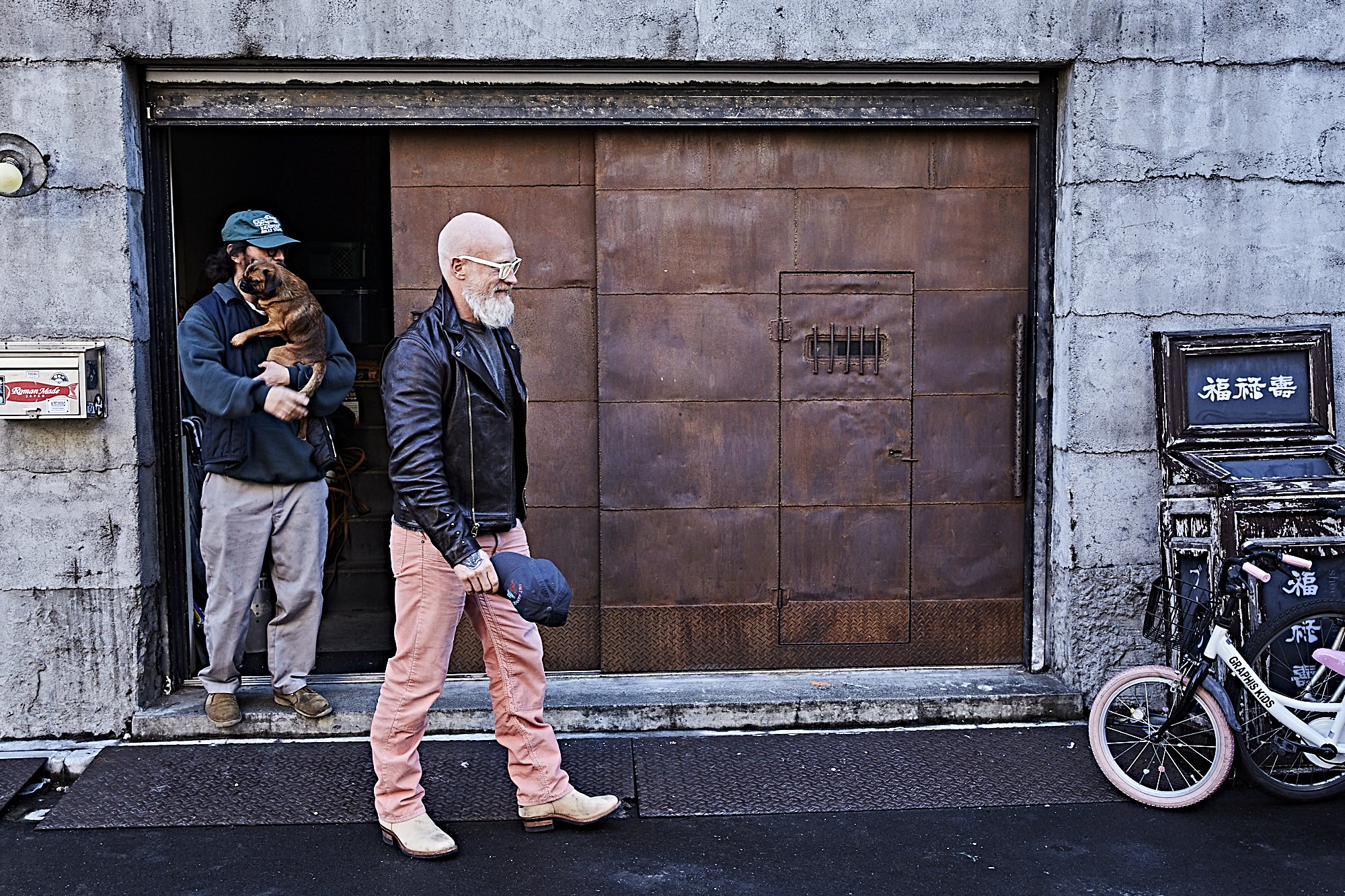 Black Bear Brand double front Vintage ROSE washed Cords