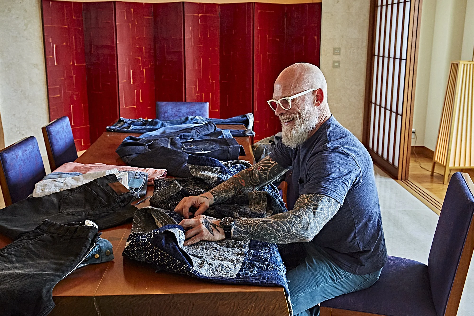 Black Bear Brand BORO Kung Fu Lounge Pants