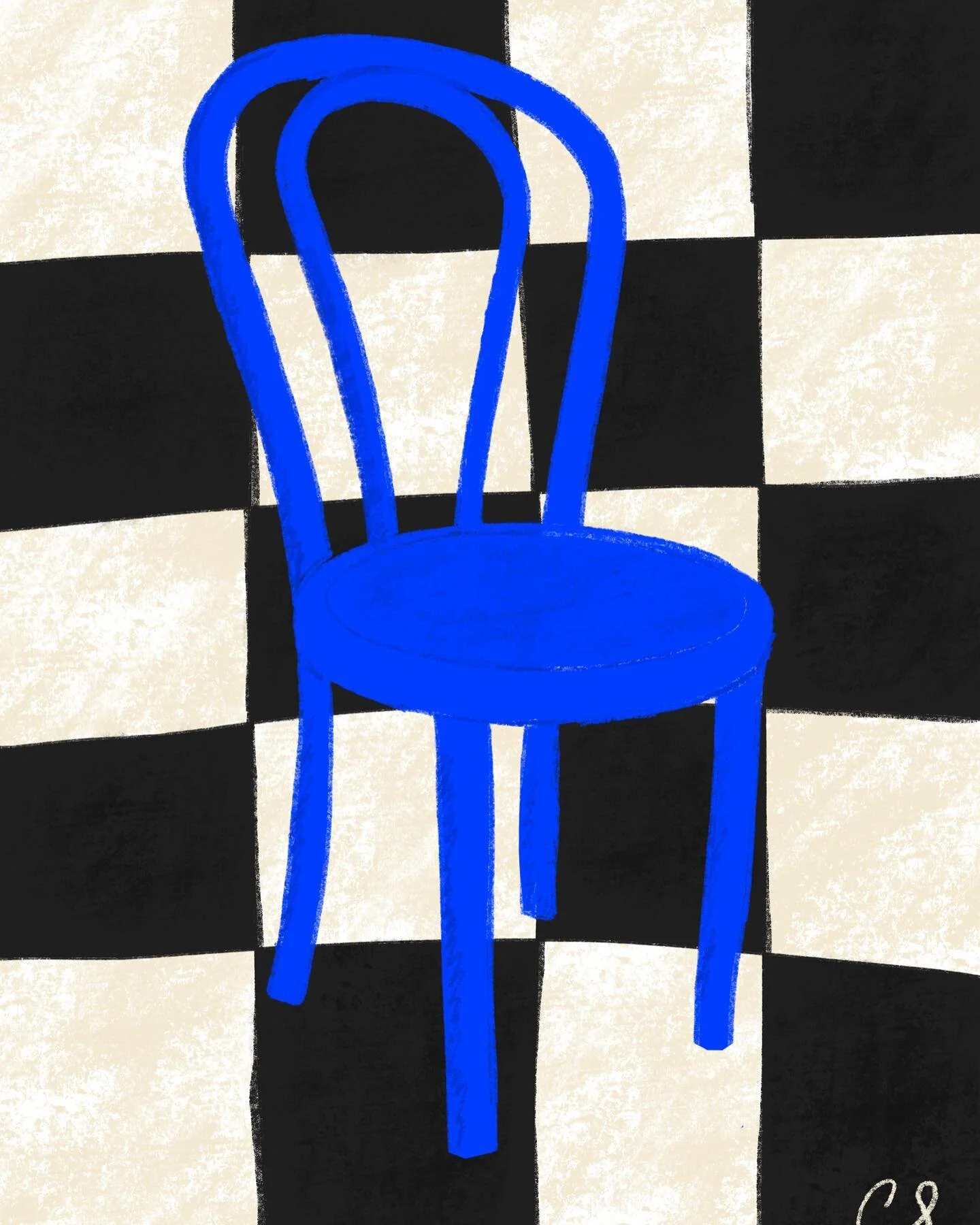 A blue aura