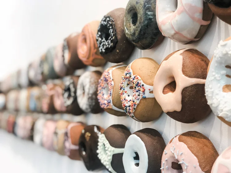 Catherine McMillan Ceramic Donuts  suzannezahr.com