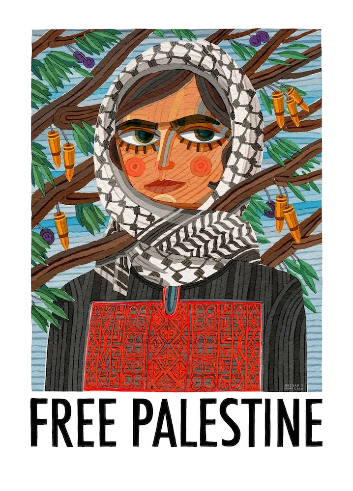 Palestinian Woman by Hassan Manasrah