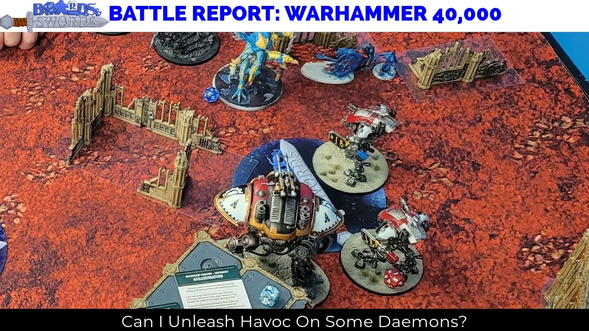 Can I Unleash Havoc On Some Daemons? Imperial Knights Battle Report