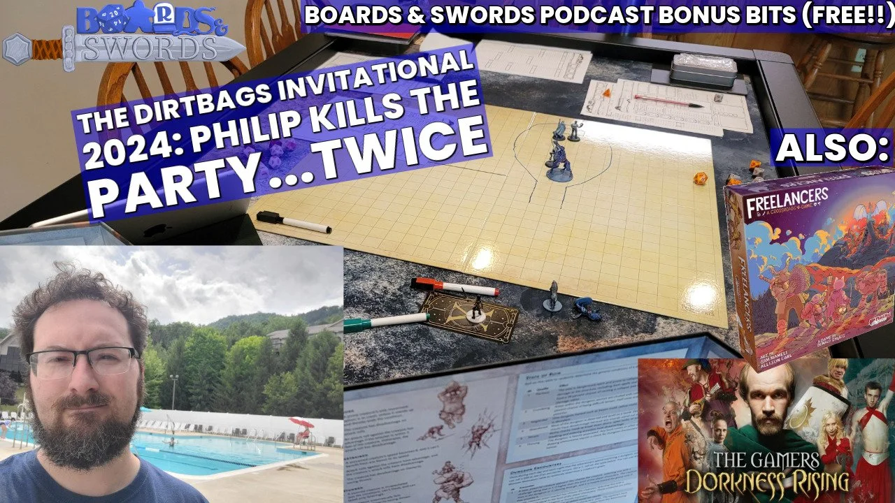 Freelancers, White Plume Mountain, Dirtbags Invitational 2024 (Free Bonus Bits!)