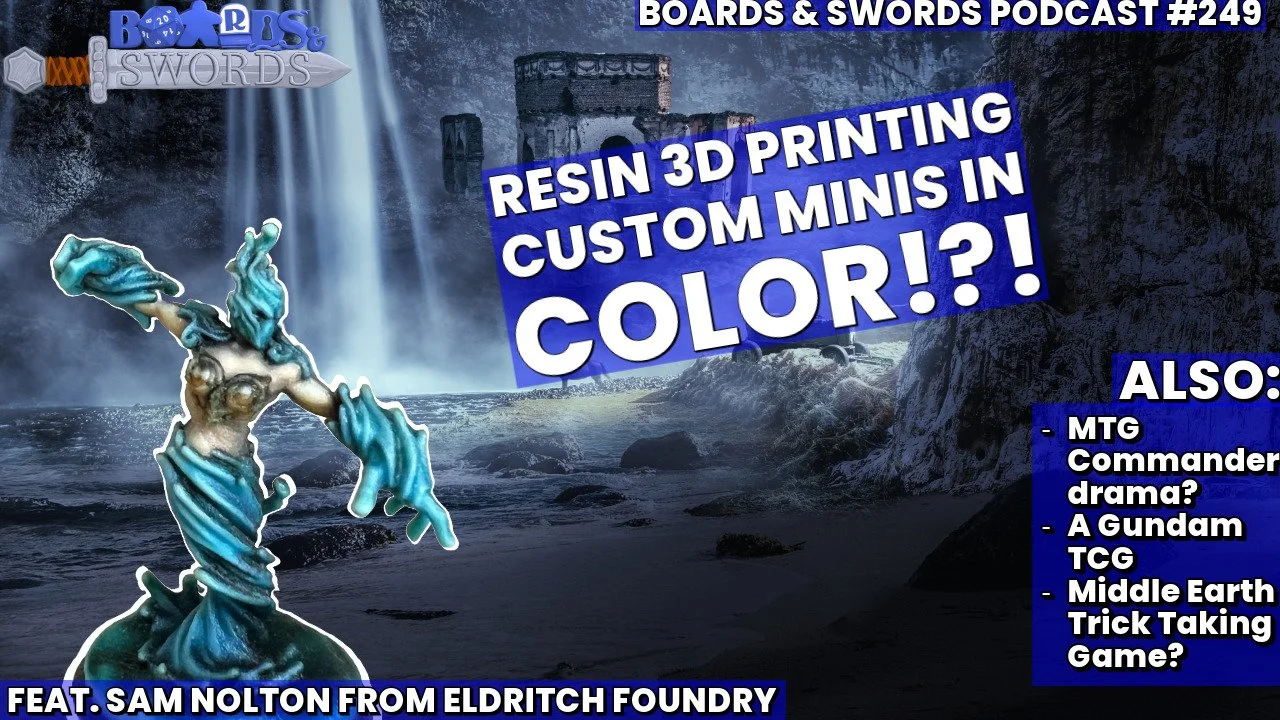 Coloring Minis Without Paint with Sam Nolton from Eldritch Foundry - Boards &amp; Swords #249