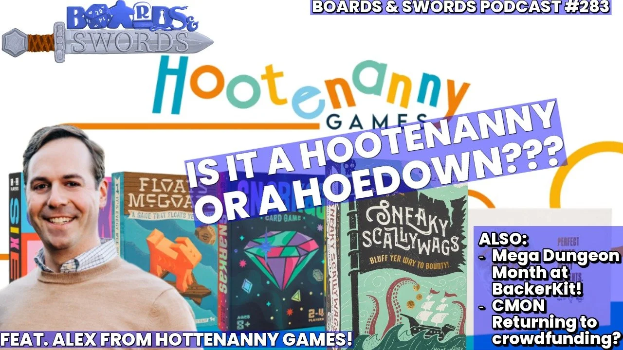 Don't Be Suspicious with Alex from Hootenanny Games - Boards &amp; Swords #283