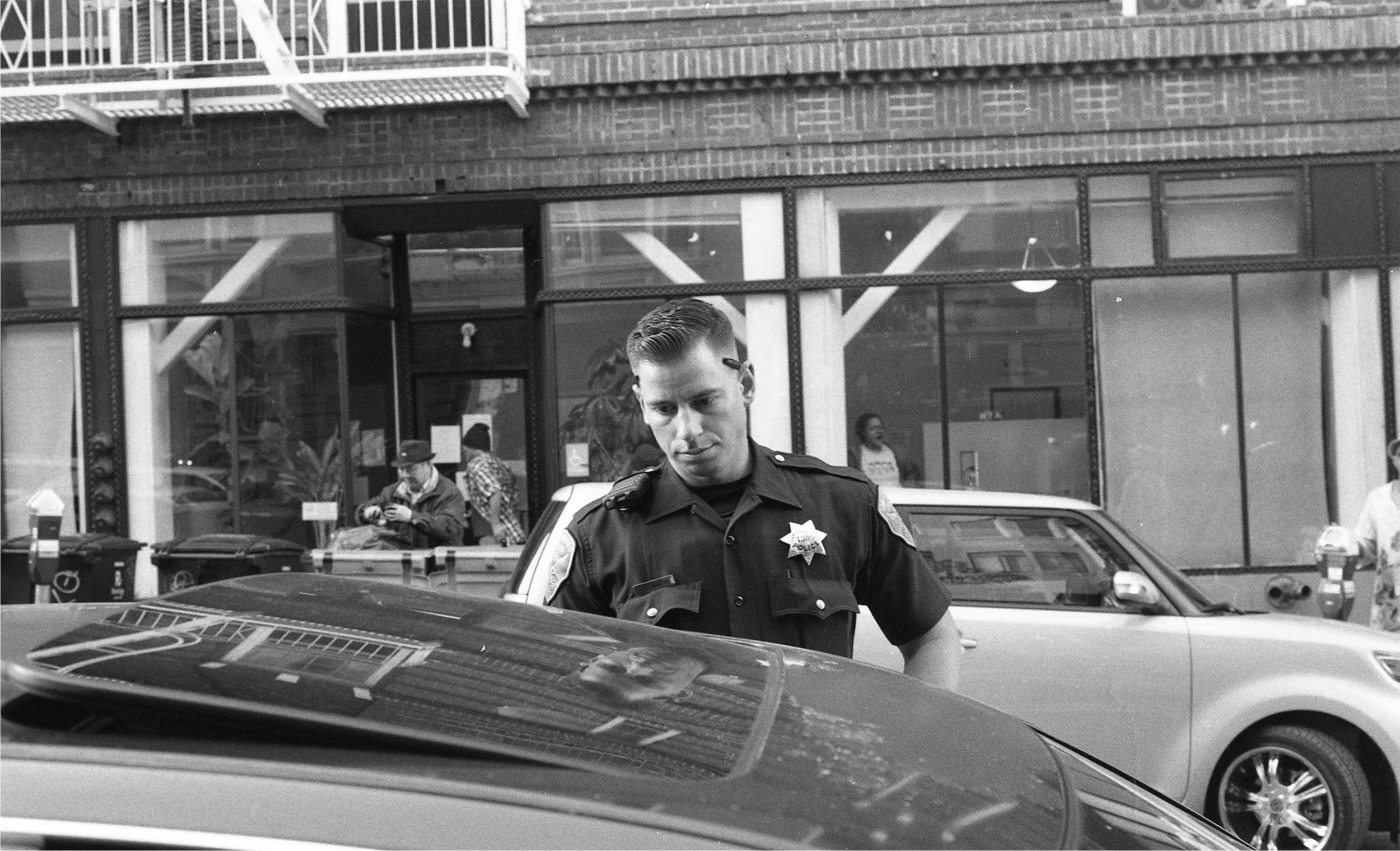 Officer Dominic Vannucchi stops a speeding car in San Francisco’s Tenderloin district. The driver of the car accused Officer Vannucchi and his partner Officer Mona Klaib of stopping him because of his race. Officer Vannucchi is white. Officer Klaib is of Middle Eastern descent. The driver was black, had an expired license, and was a convicted felon. After running his record, the officers decided to allow the driver to call a friend with a valid license to drive his car away.