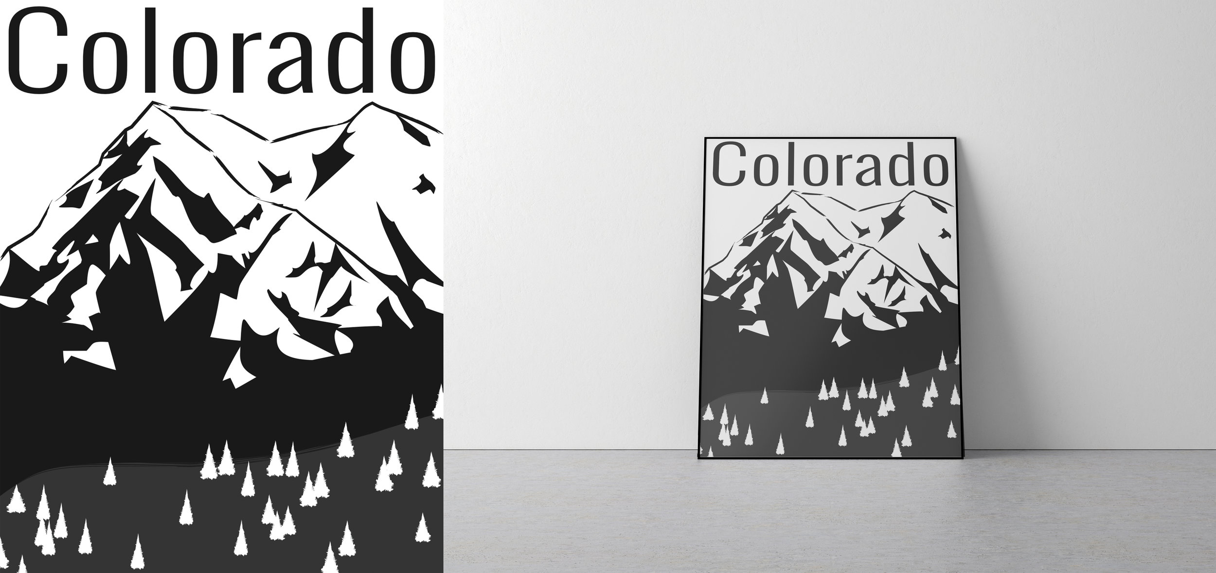  Colorado travel poster. 