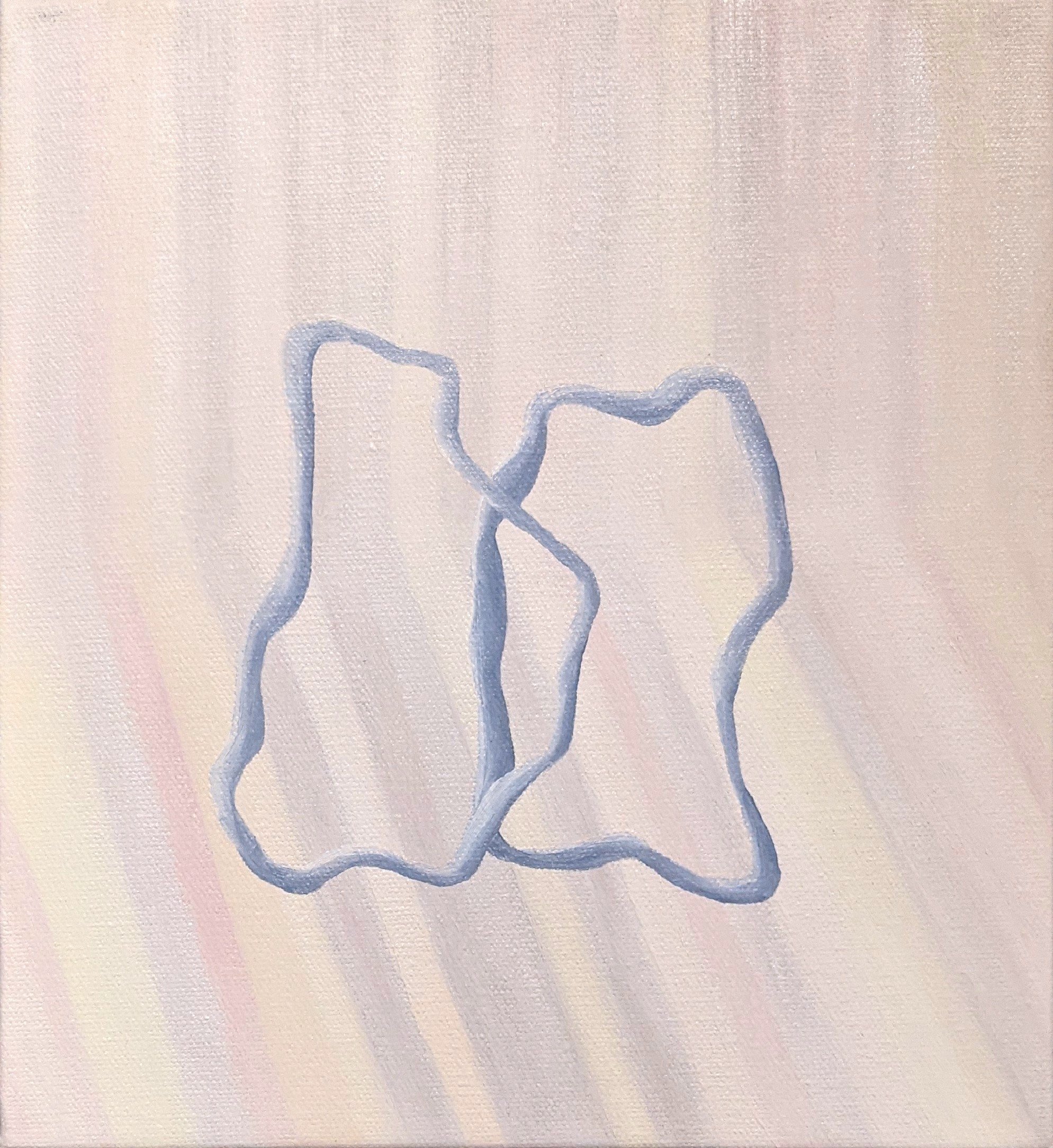 Partition, Oil on Canvas, 12" x 12", 2020, Available