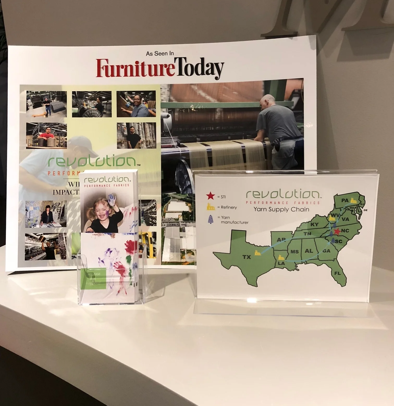 Revolution yarn supply chain on display in STI’s Showroom