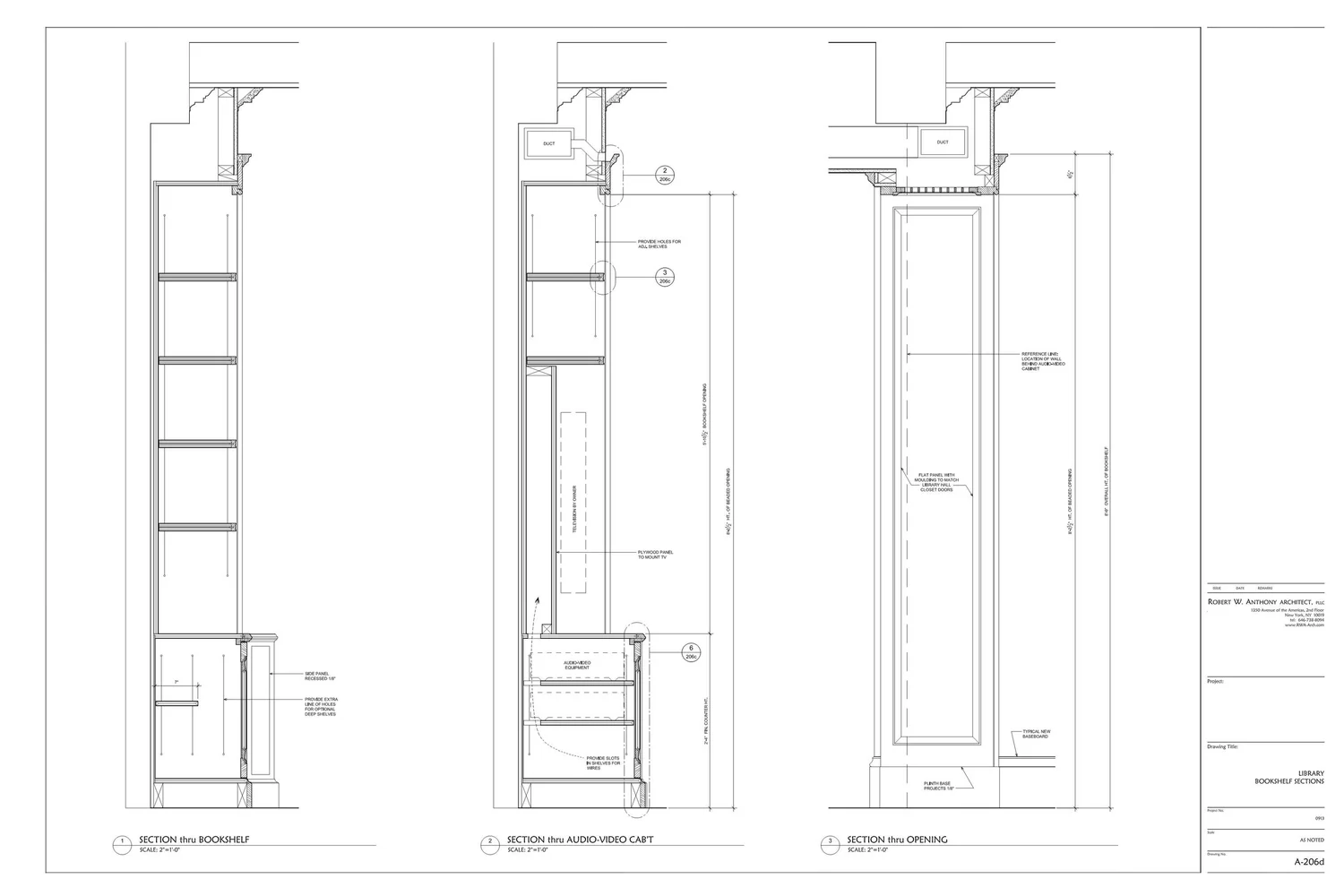 Library — Robert W. Anthony Architect, PLLC