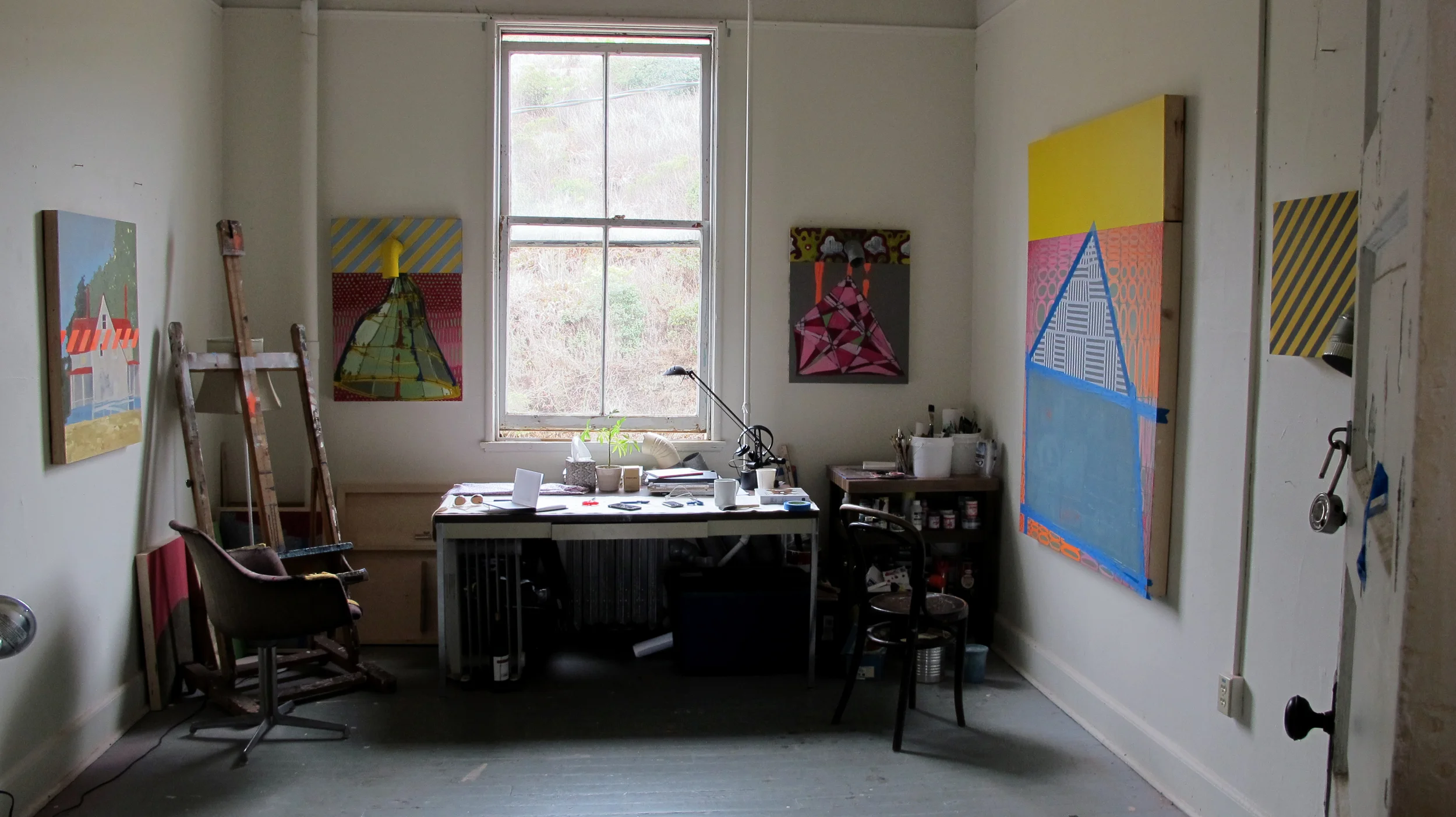 Studio in Headlands Center of the arts