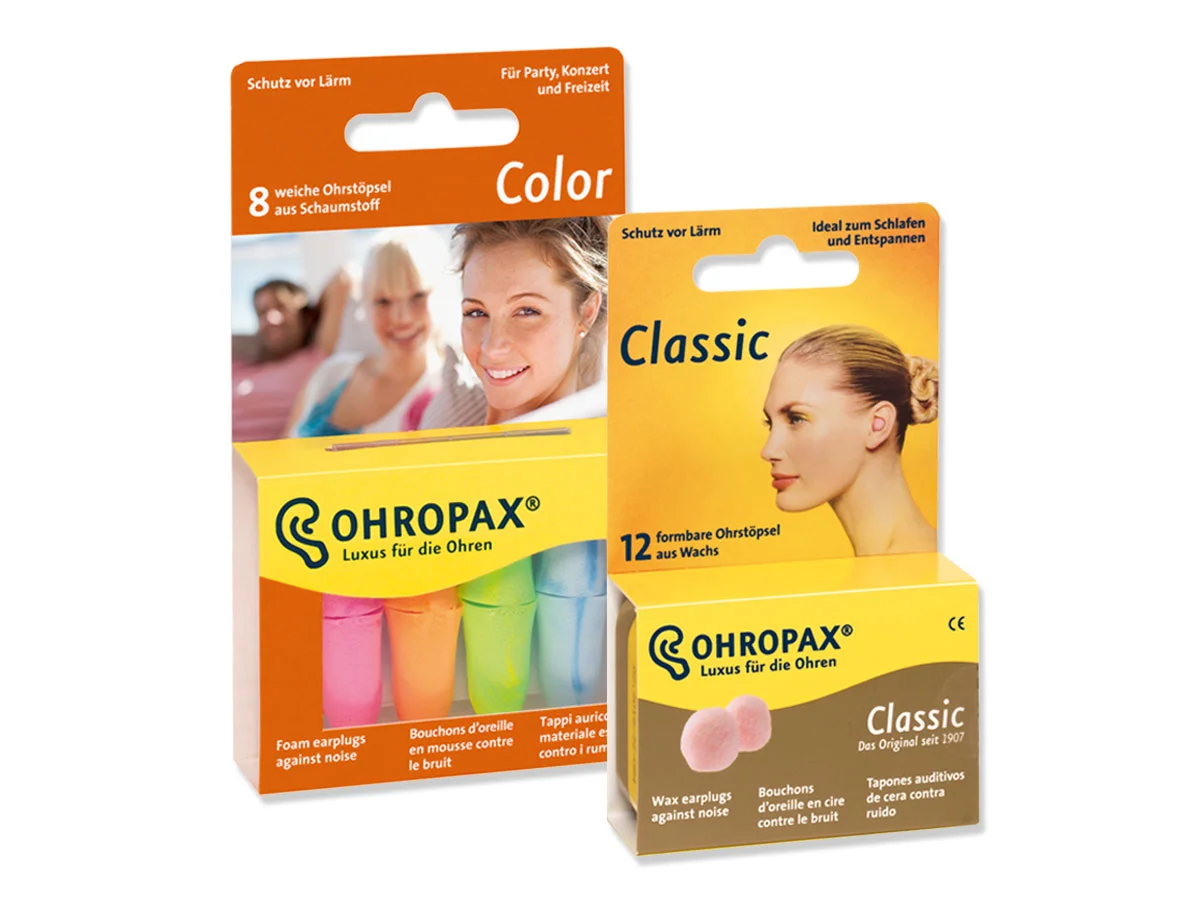 OHROPAX Color and OHROPAX Classic