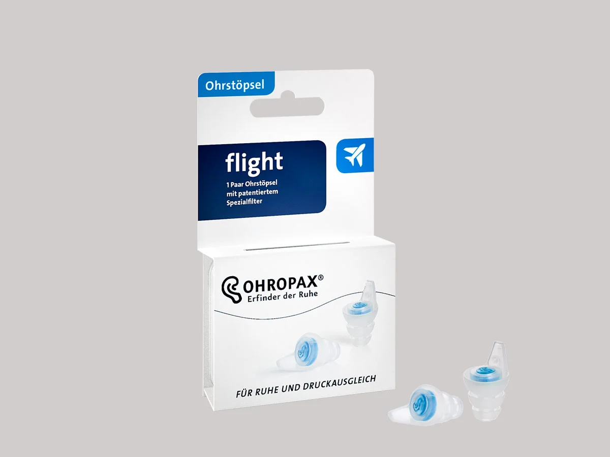 Say good-bye to painful ears with OHROPAX flight