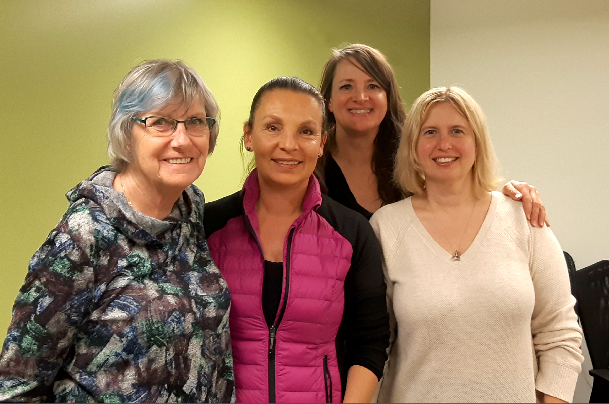 Voted in from left to right: Lilian Elliott, Director; Robbin Whachell, President; Lani Lehun, Director; and Sandra Uno, Director. The four join the existing executive already serving terms: Rodney Lee, Vice President & Hatchery Manager; Emily Rossi, Secretary; and Kyle Uno, Treasurer.