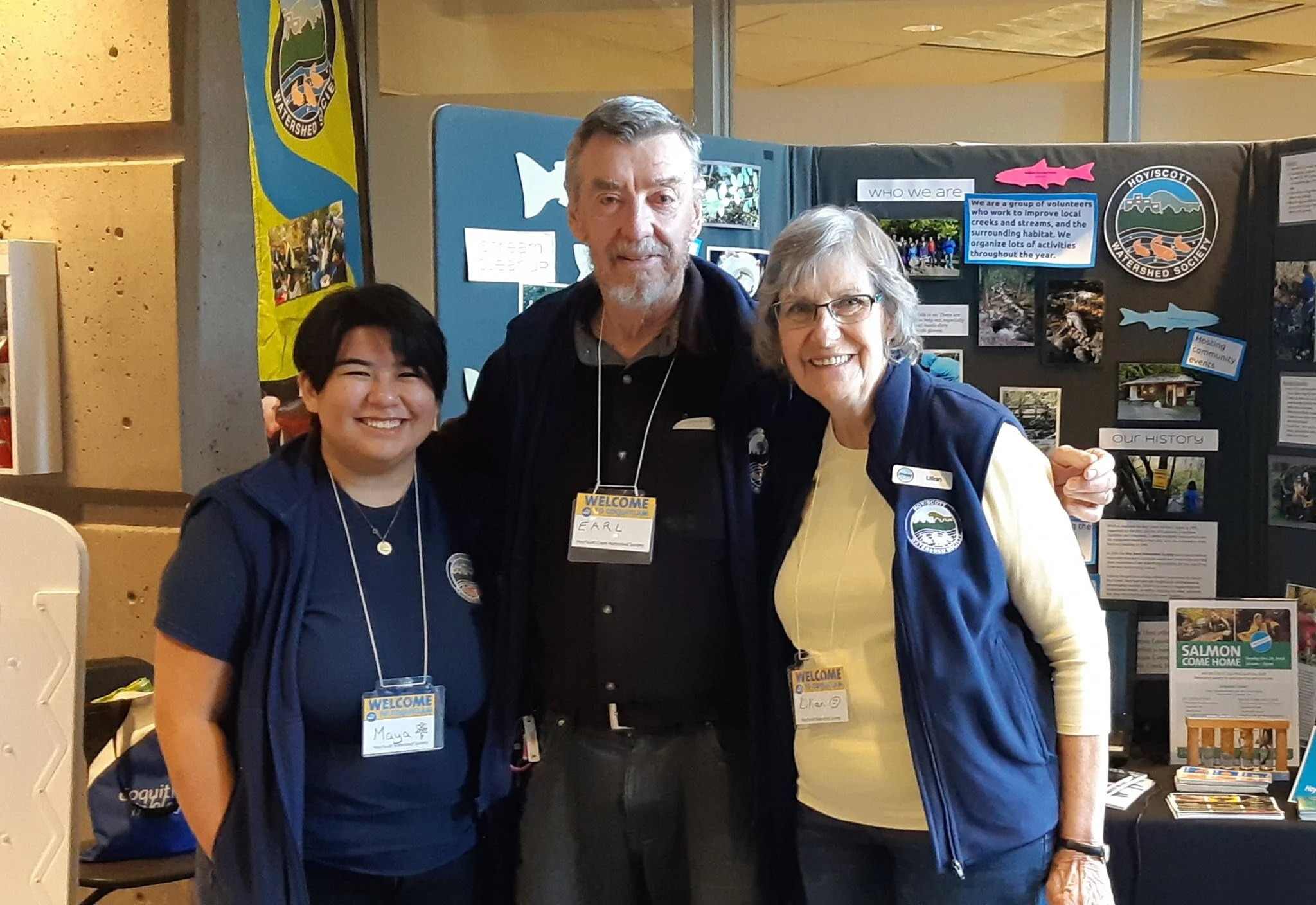 Maya, Earl and Lilian at Welcome to Coquitlam at city hall