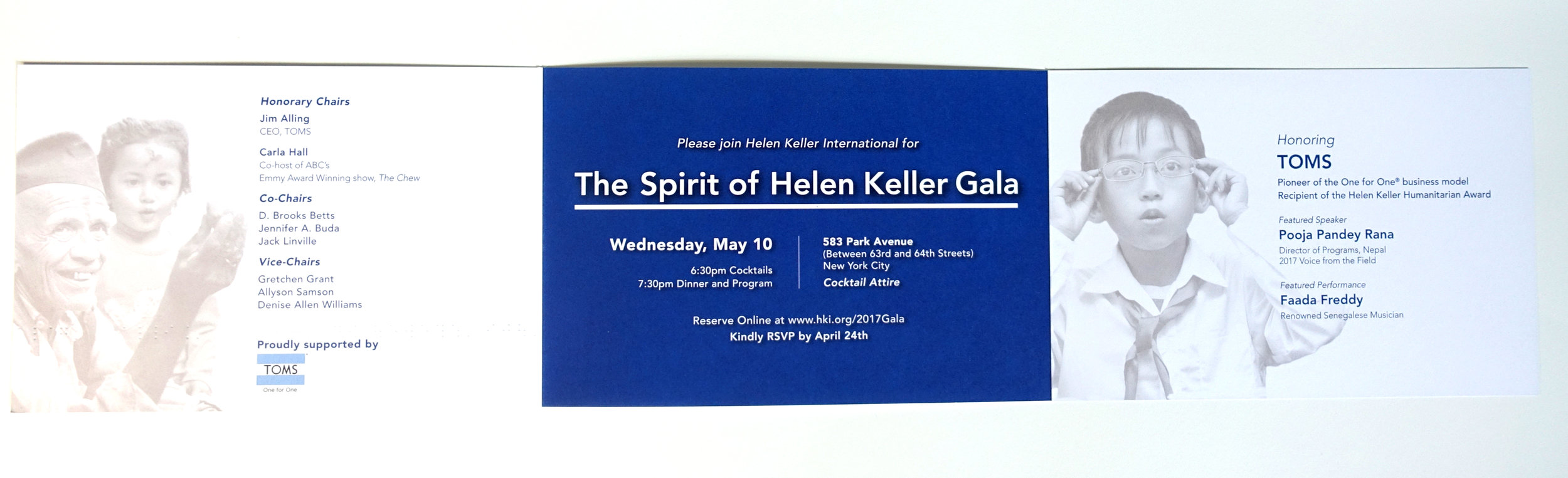 Invitation - inside spread