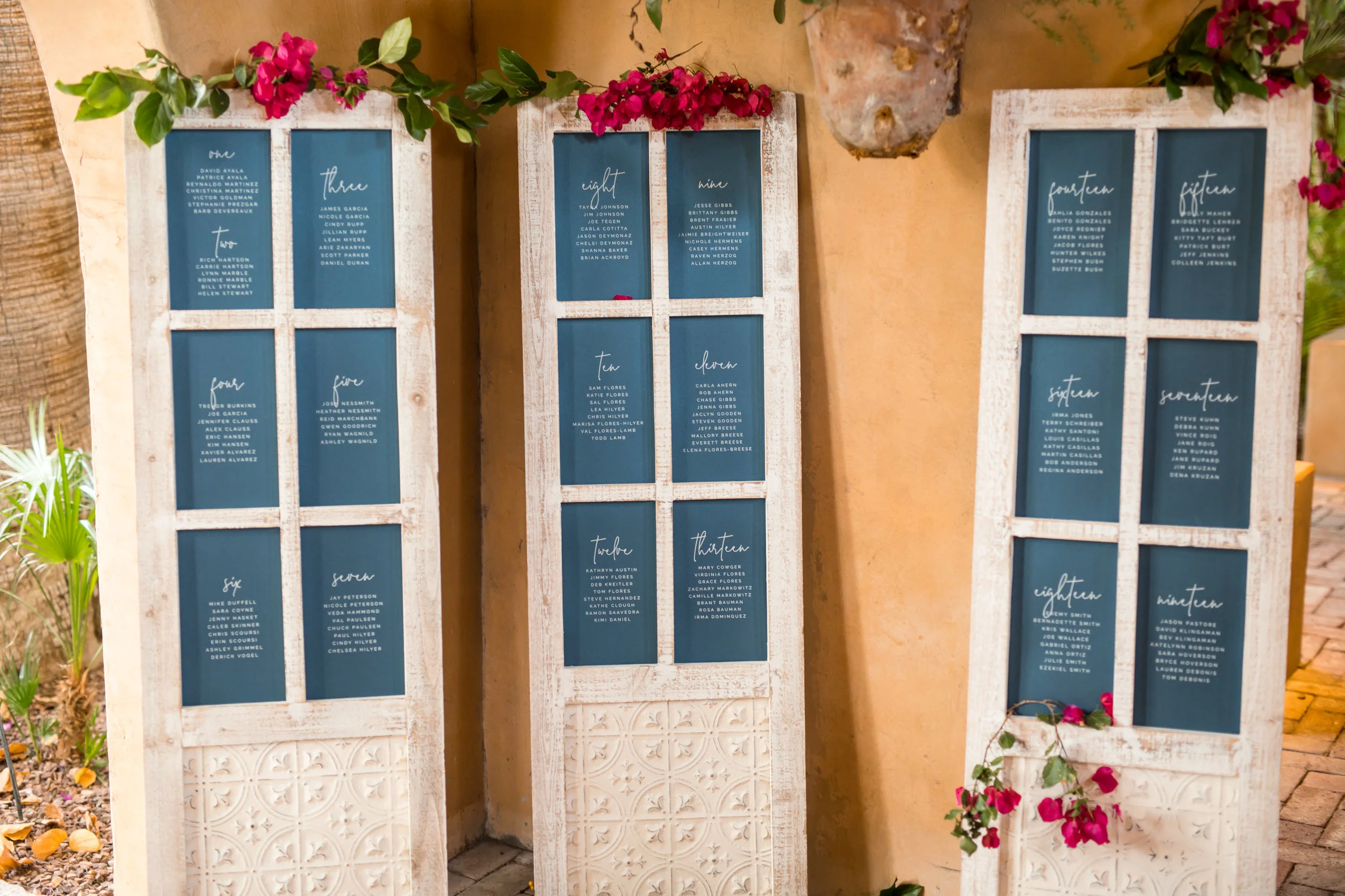 15 seating chart unique seating chart blue and white seating chart outdoor seating chart old doors turned into seating chart unique seating chart Ben and Kelly Photography Life Design Events.jpg