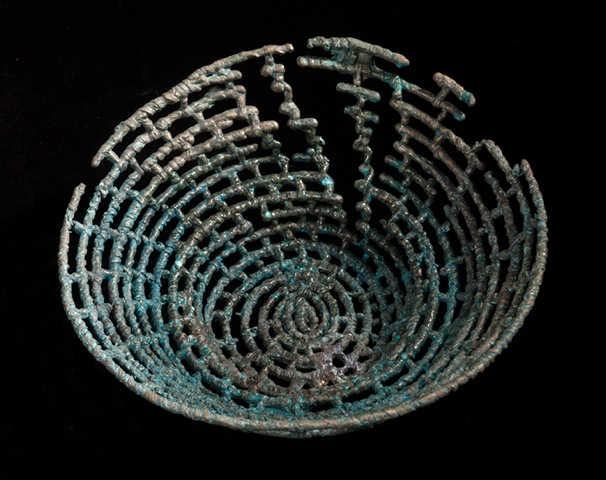 Broken Blue Lace Weave