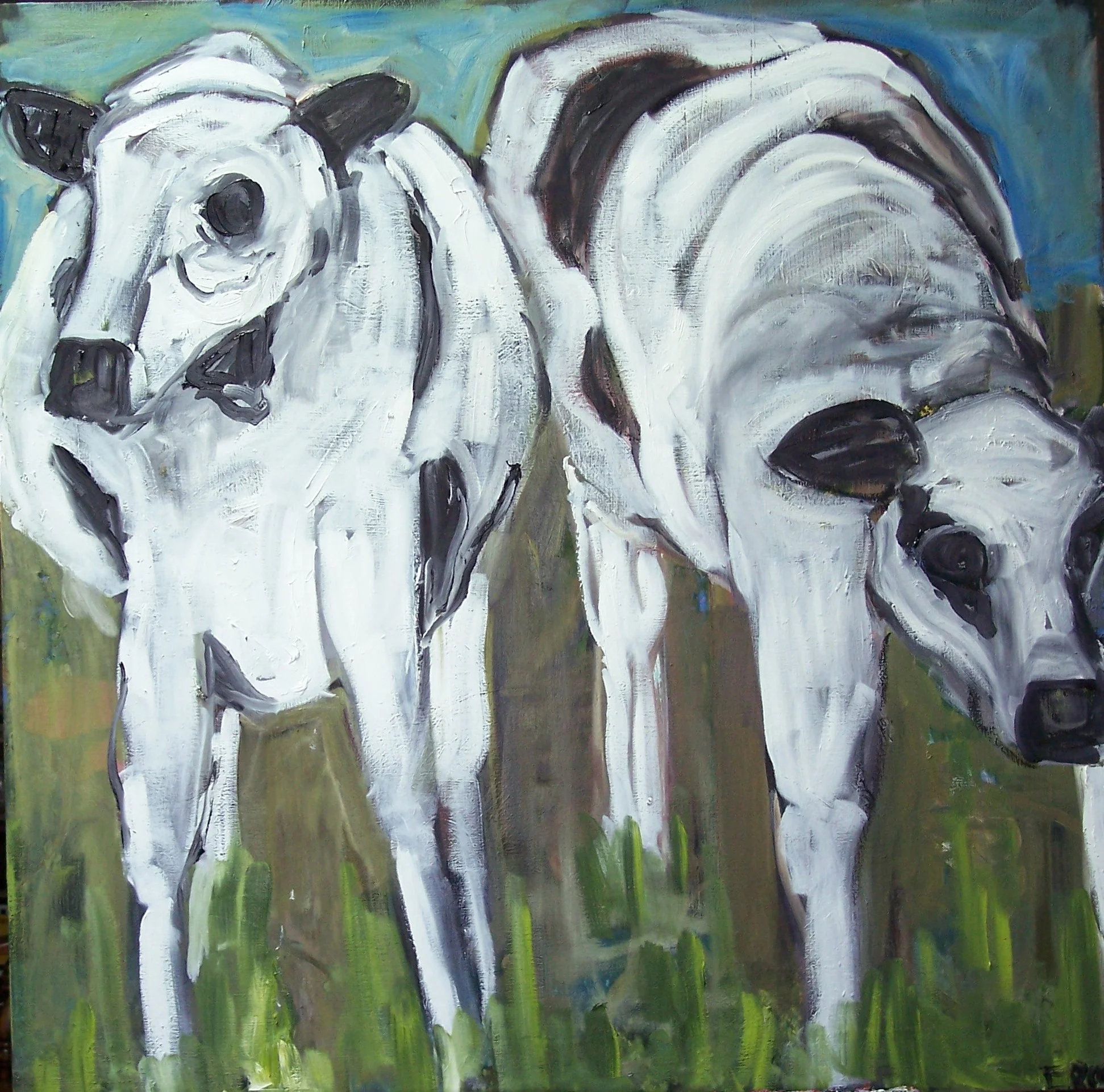 Two Cows 38 x 38