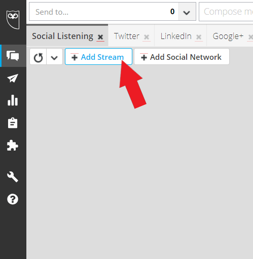 Add stream for social listening