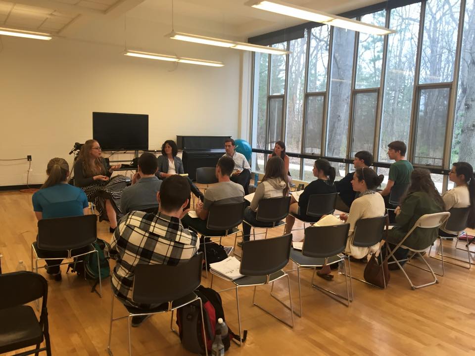 Workshop with students at Penn State