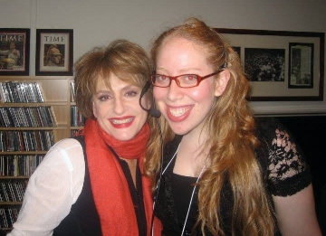 With Patti LuPone backstage while working on Stephen Sondheim's 80th Birthday Concert at Avery Fisher Hall