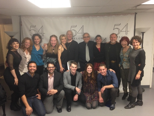 Backstage at 54 Below, producing "54 Sings Maltby & Shire"