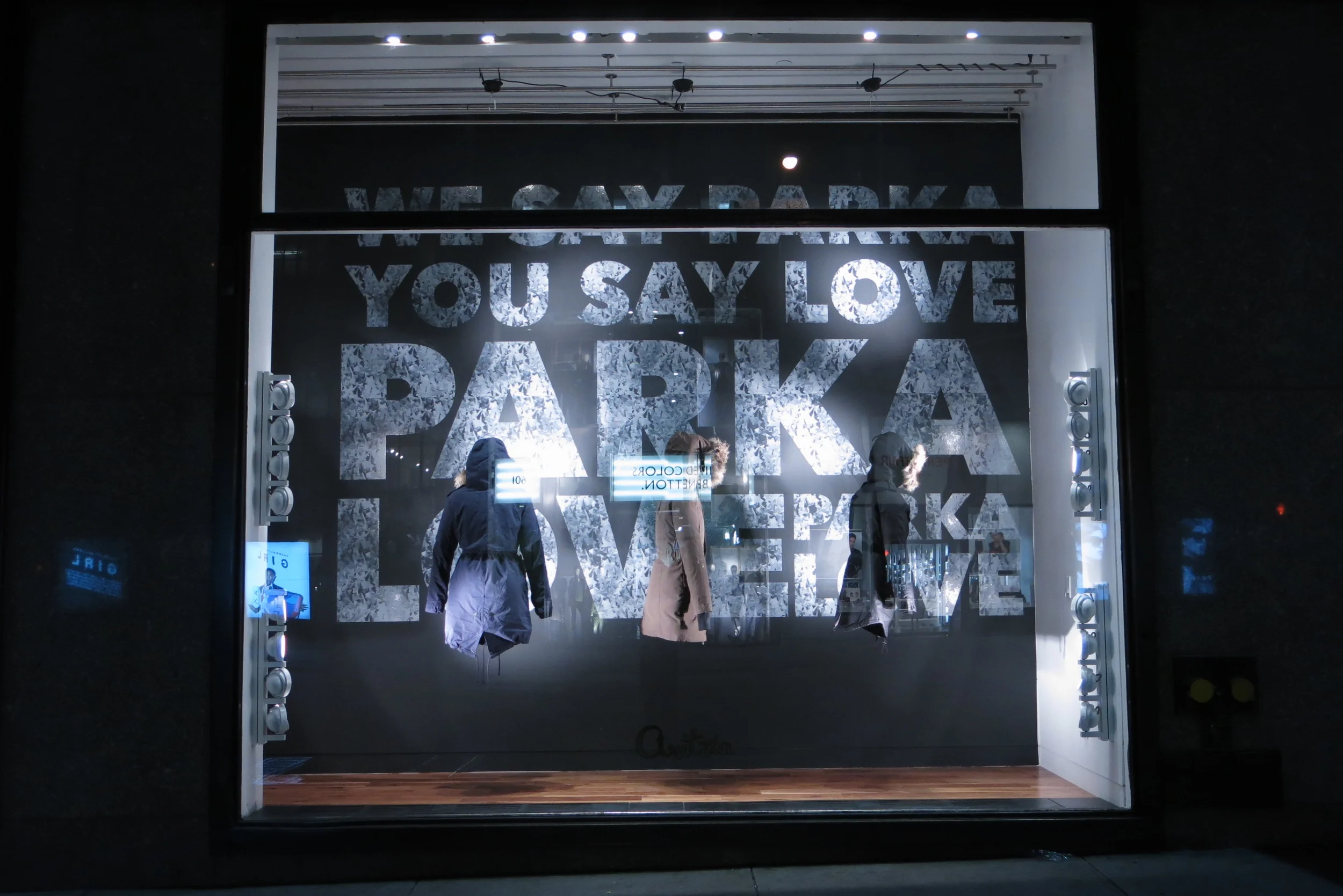 Aritzia - Winter 2014 - Parka Love Campaign - Production & Install Coordinator