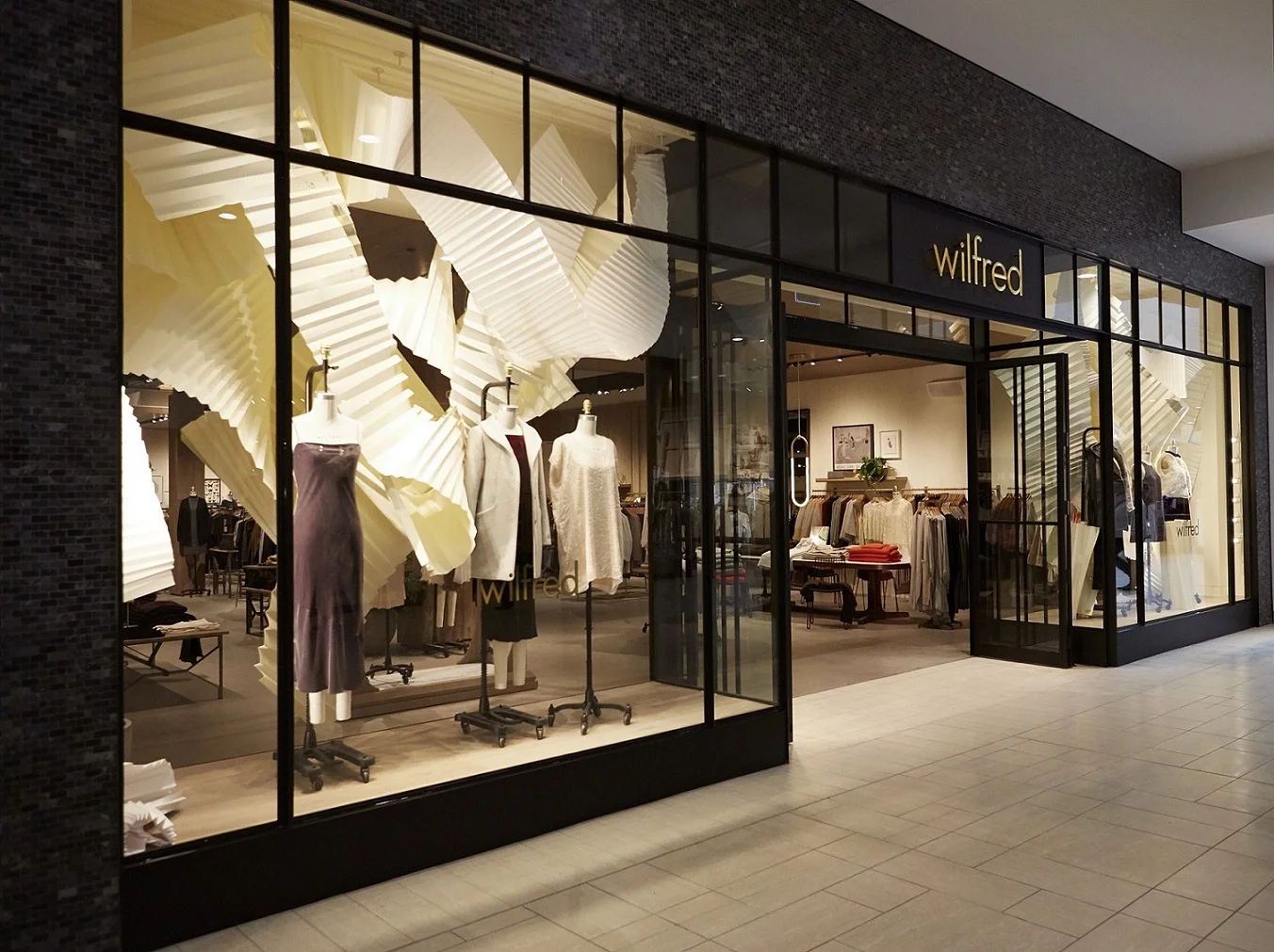 Wilfred Holiday 2015 - Folded Gold and Paper - Production & Install Coordinator