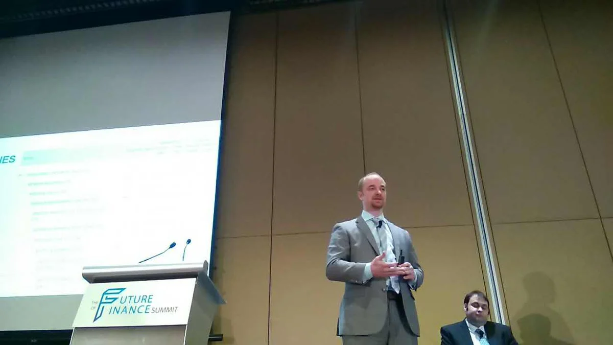 Keith Furst presenting on digital identity