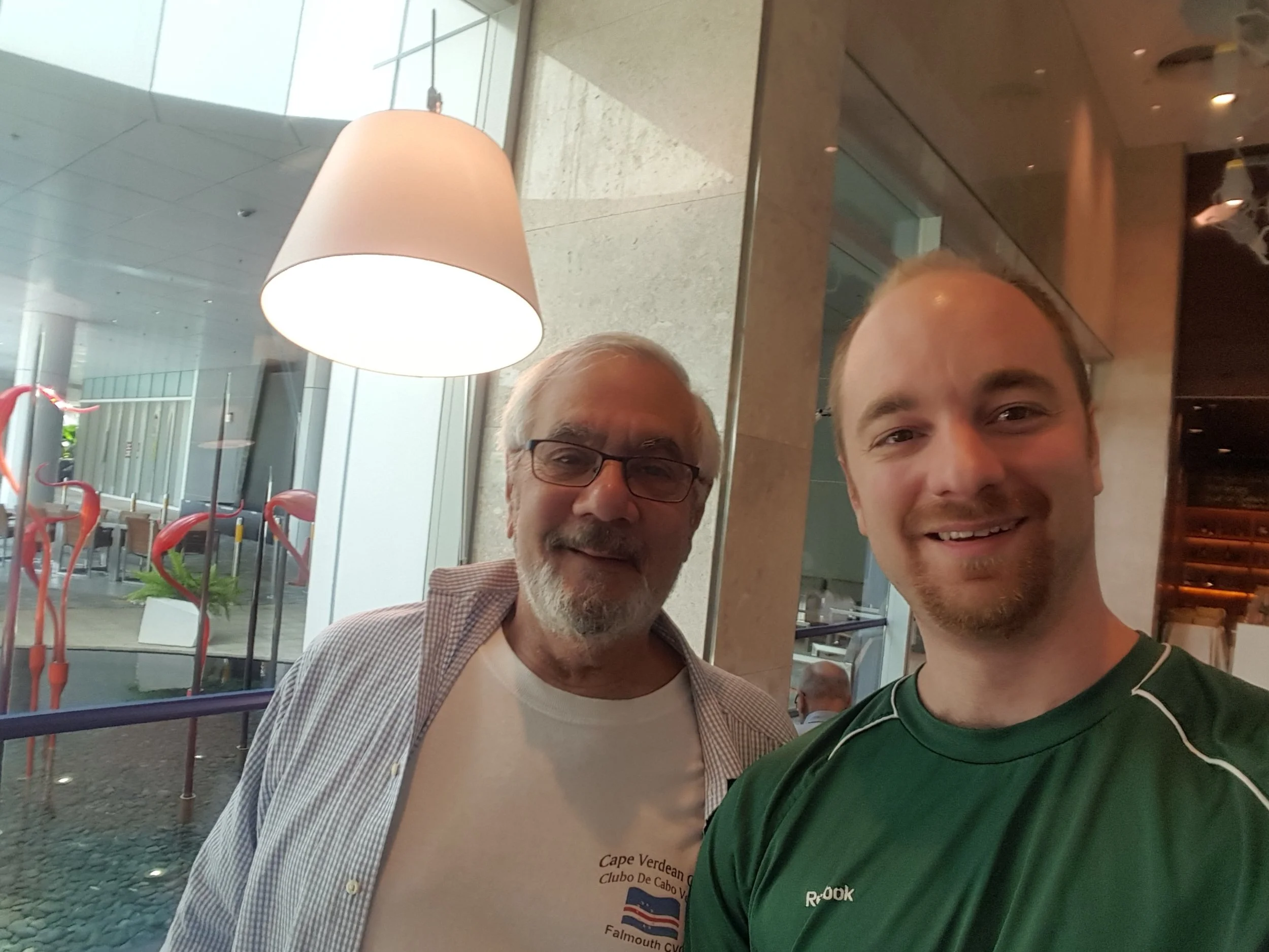 Former Congressman Barney Frank and Keith Furst selfie