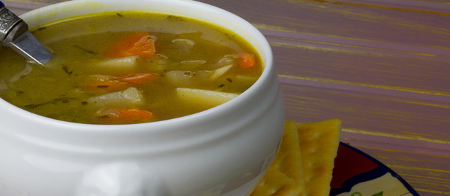 Spur of the Moment Vegetable Soup (aka Stone Soup)